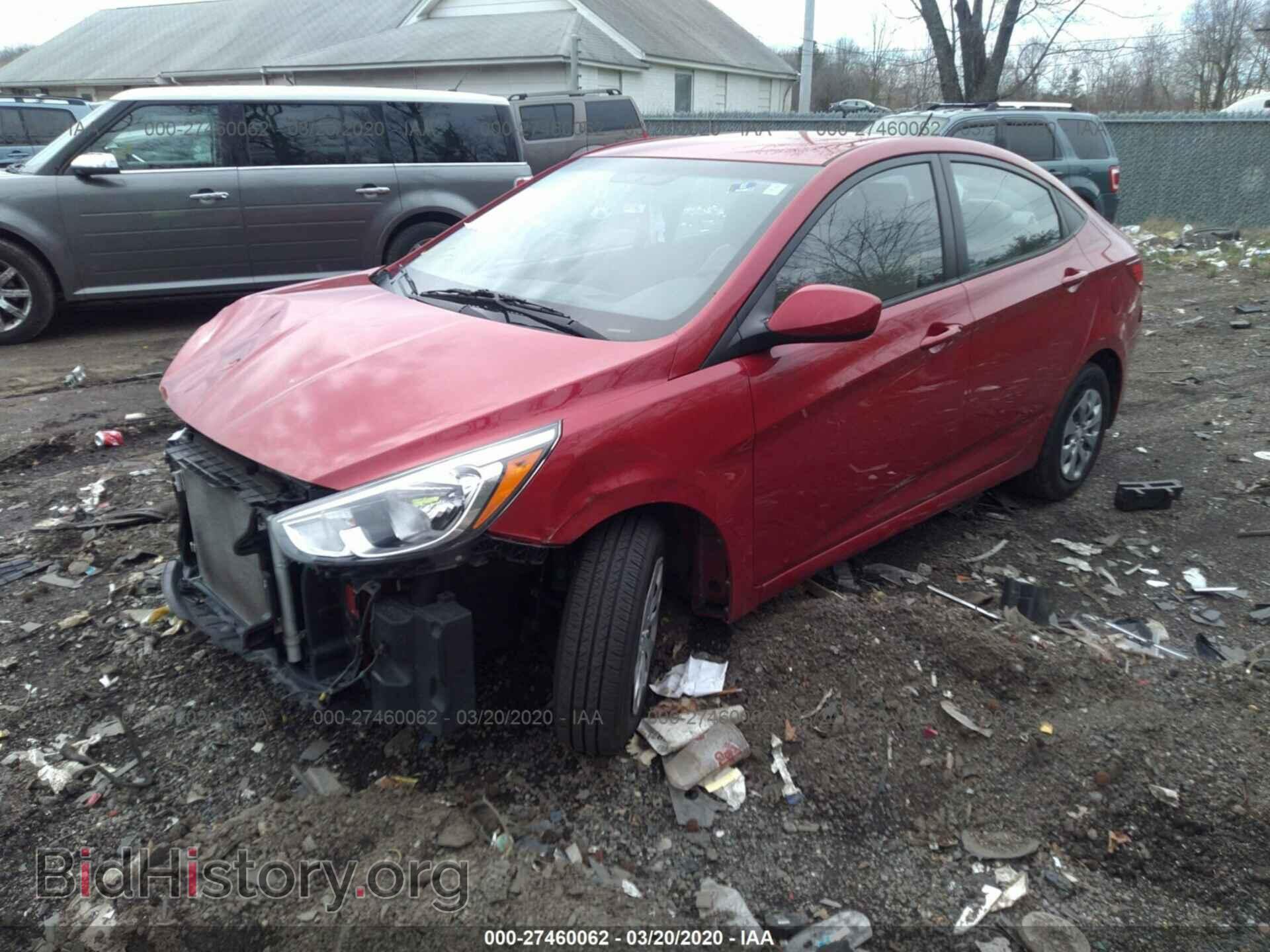 2016 HYUNDAI ACCENT - VIN: KMHCT4AE9GU970742 - Фото 2
