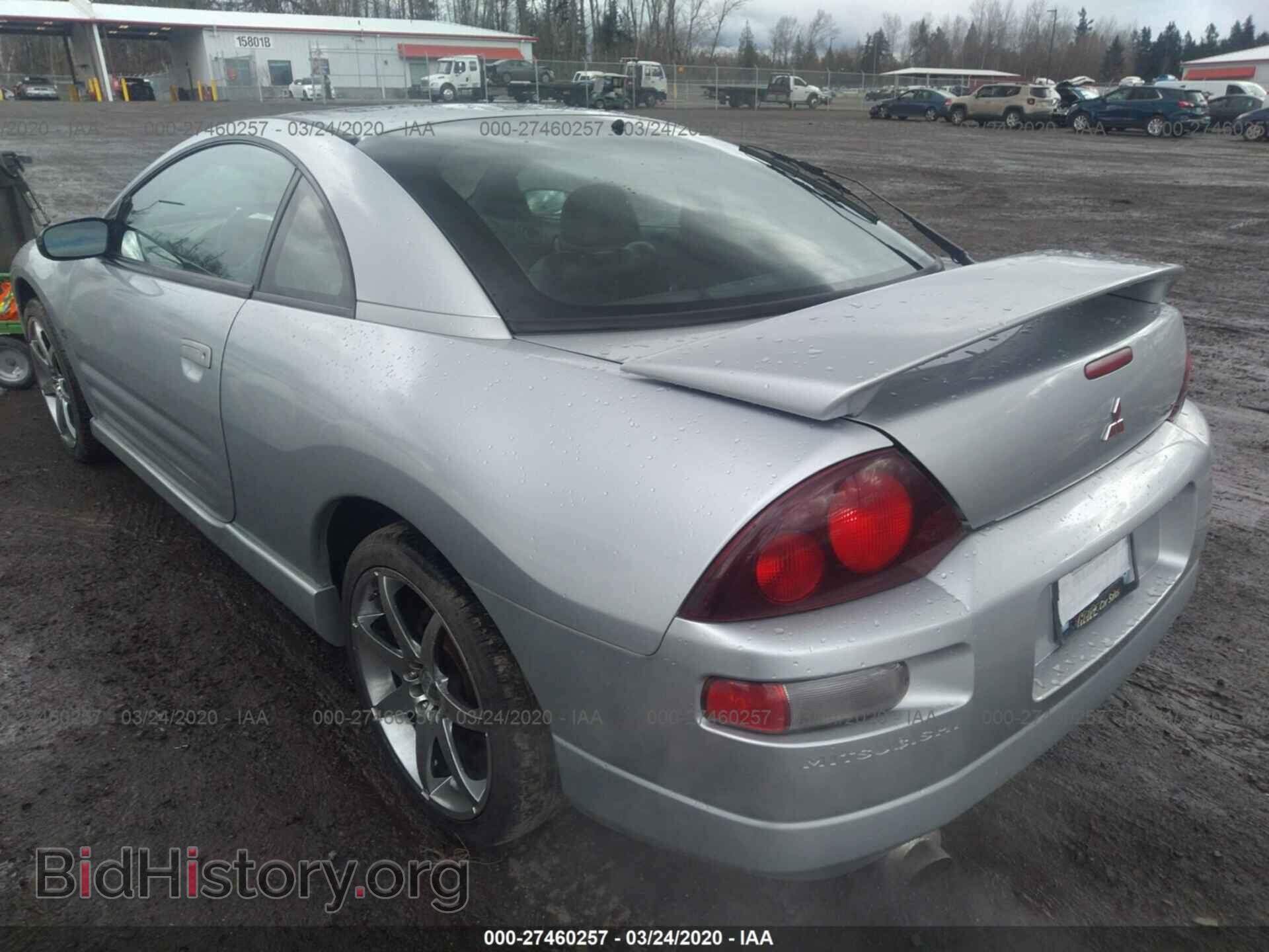 2000 MITSUBISHI ECLIPSE - VIN: 4A3AC54L8YE155596 - Фото 3