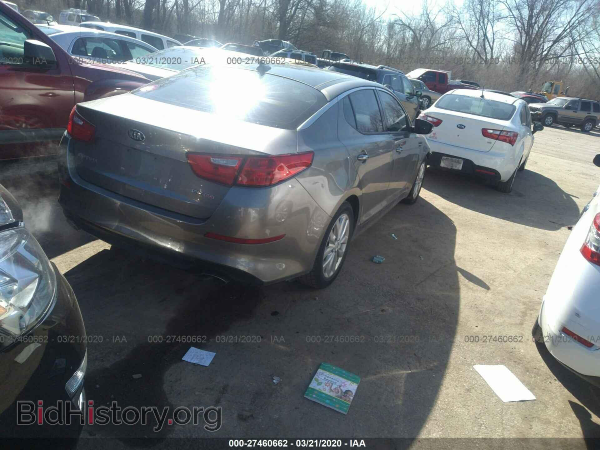 2015 KIA OPTIMA - VIN: 5XXGN4A74FG515965 - Фото 4