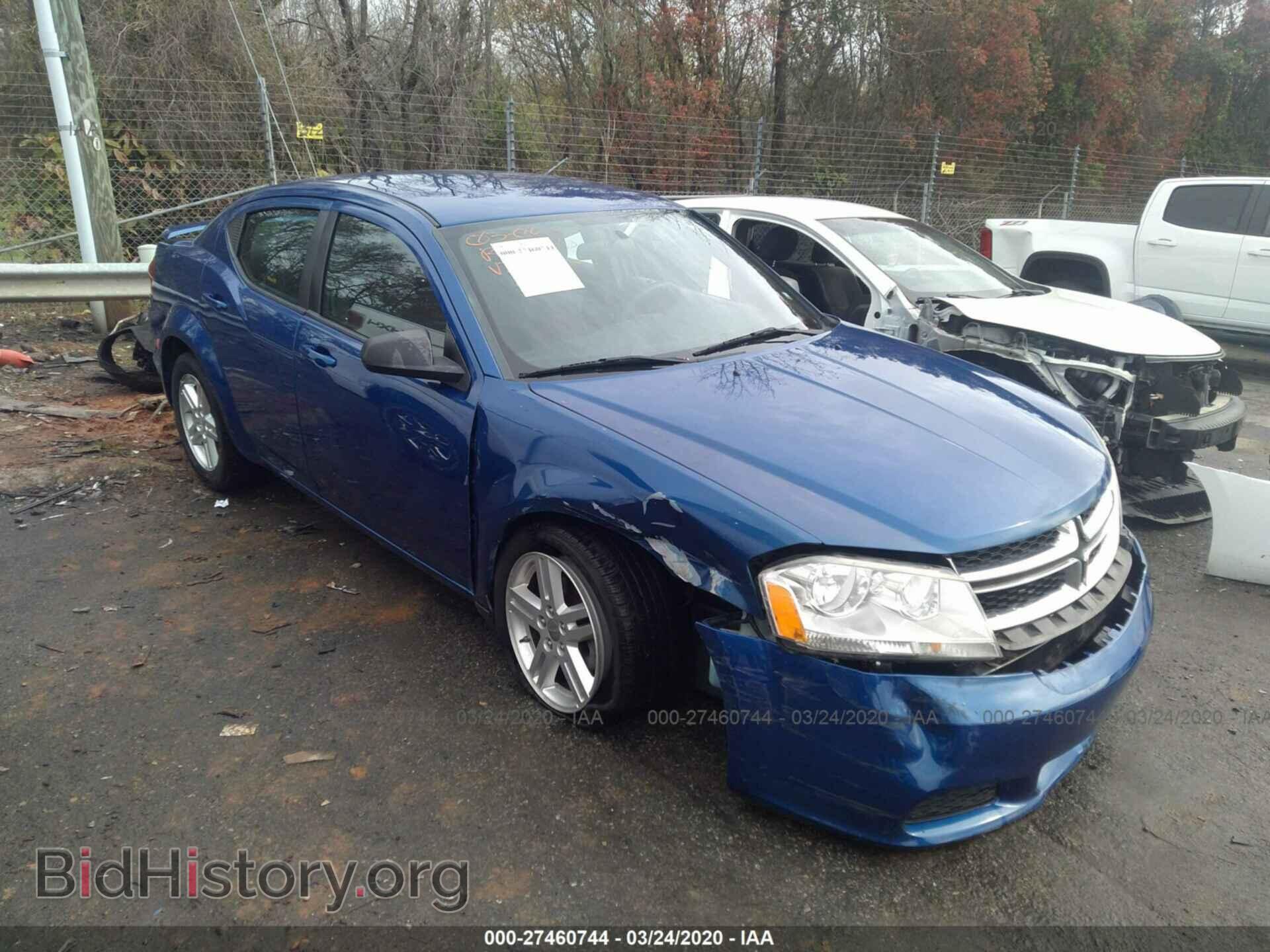 Photo 1C3CDZAG6EN227029 - DODGE AVENGER 2014