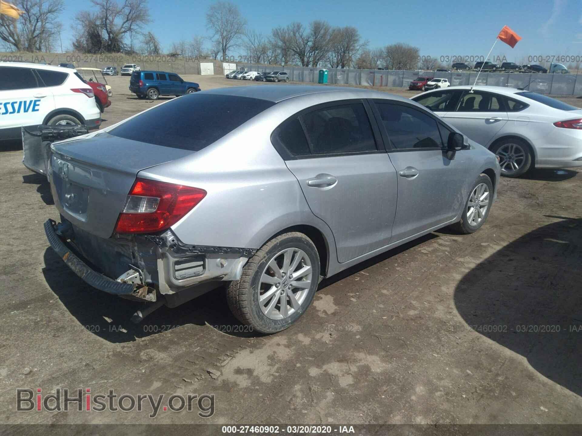2012 HONDA CIVIC - VIN: 19XFB2F82CE326004 - Фото 4