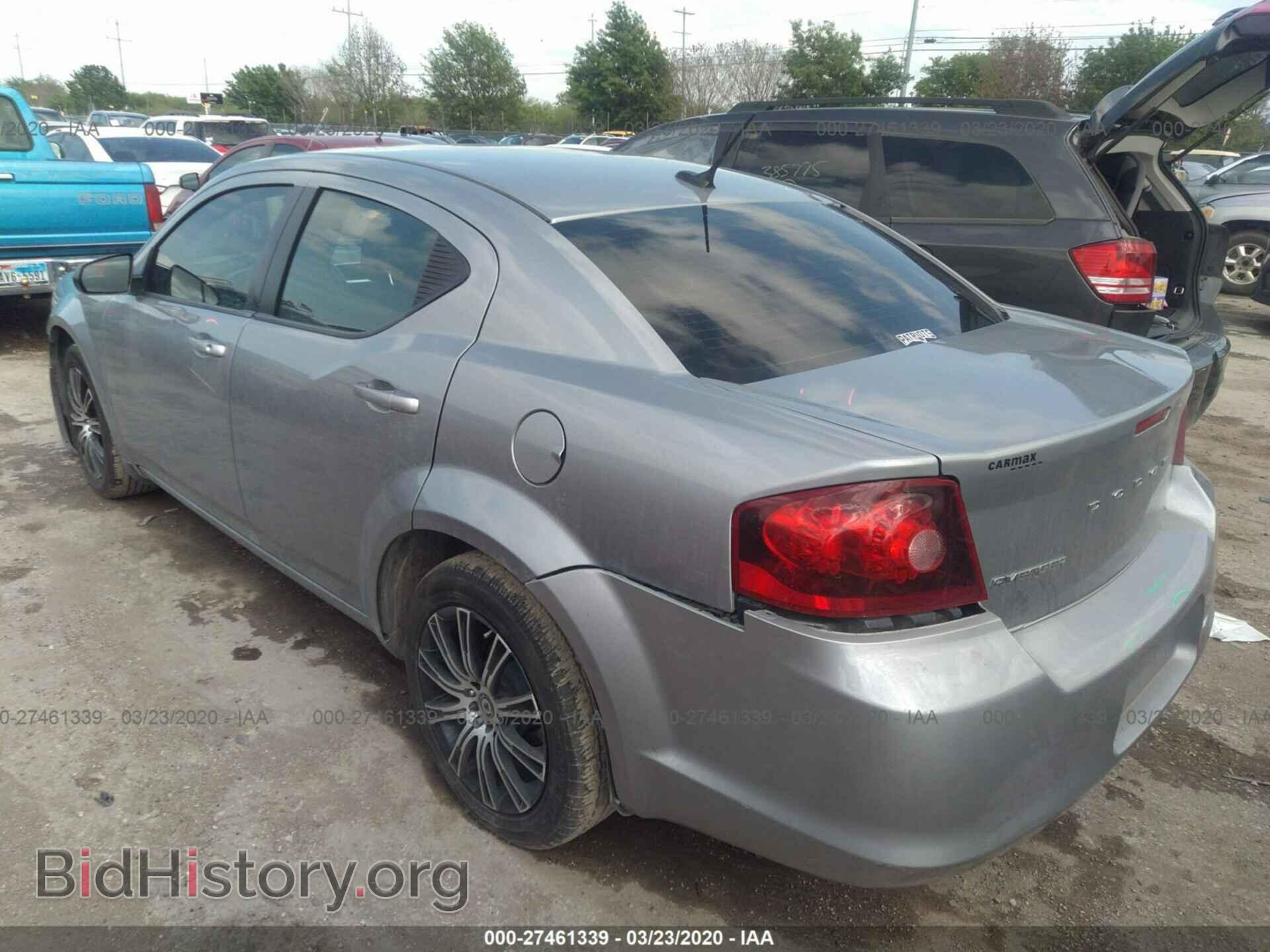 2013 DODGE AVENGER - VIN: 1C3CDZAB0DN638672 - Фото 3