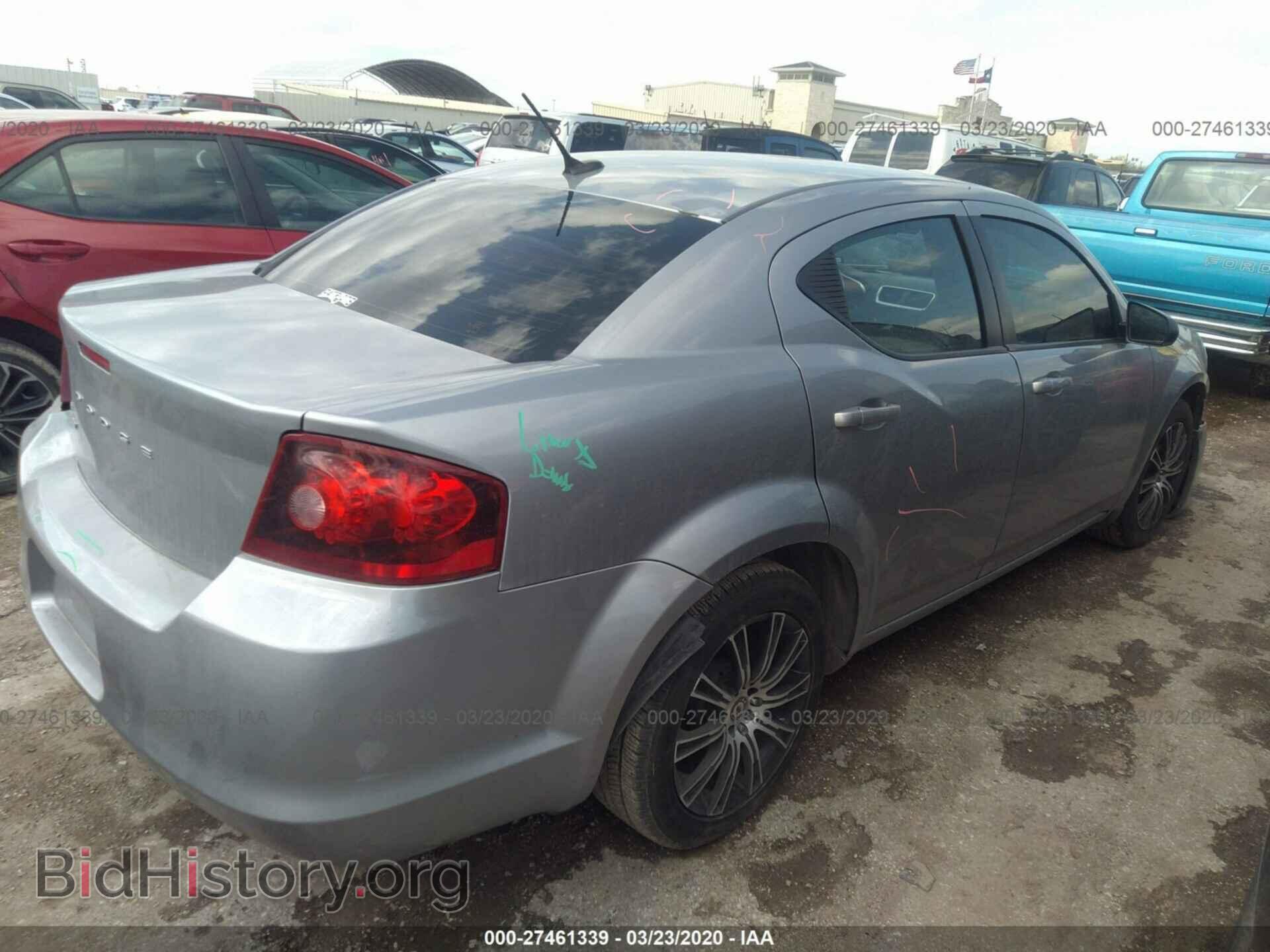 2013 DODGE AVENGER - VIN: 1C3CDZAB0DN638672 - Фото 4