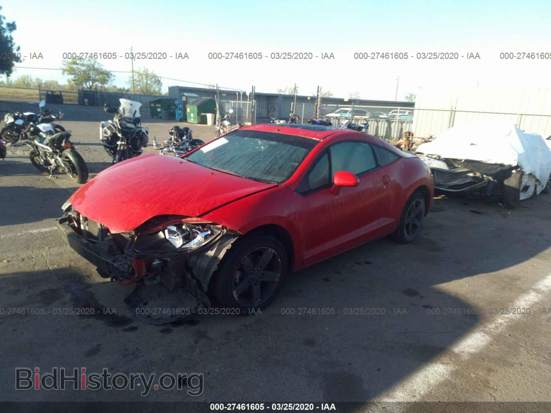 2007 MITSUBISHI ECLIPSE - VIN: 4A3AK24F47E036194 - Фото 2
