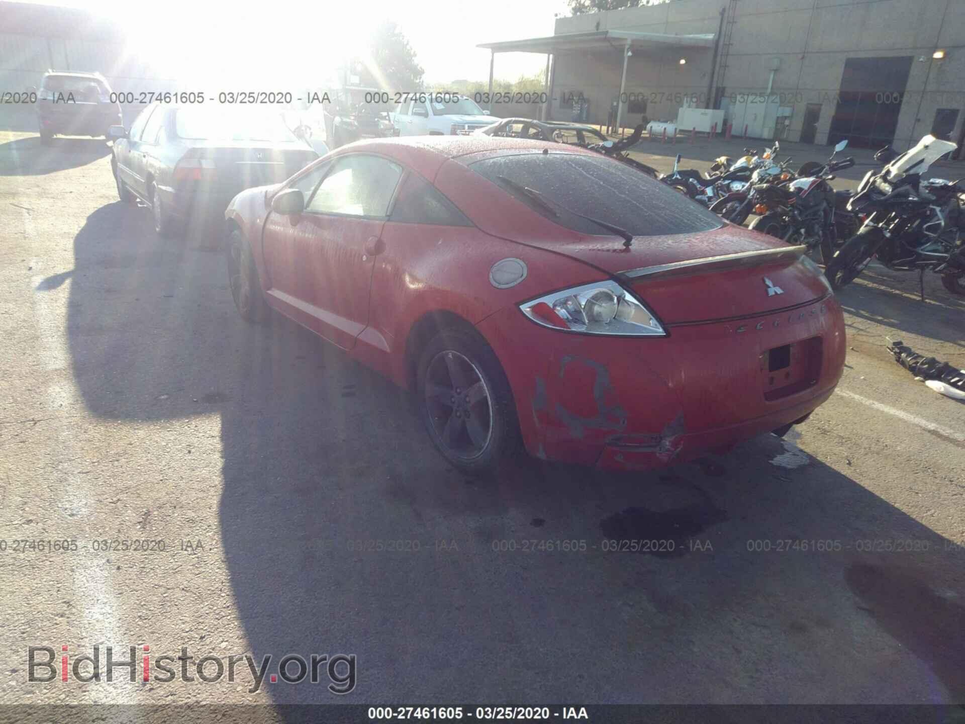 2007 MITSUBISHI ECLIPSE - VIN: 4A3AK24F47E036194 - Фото 3