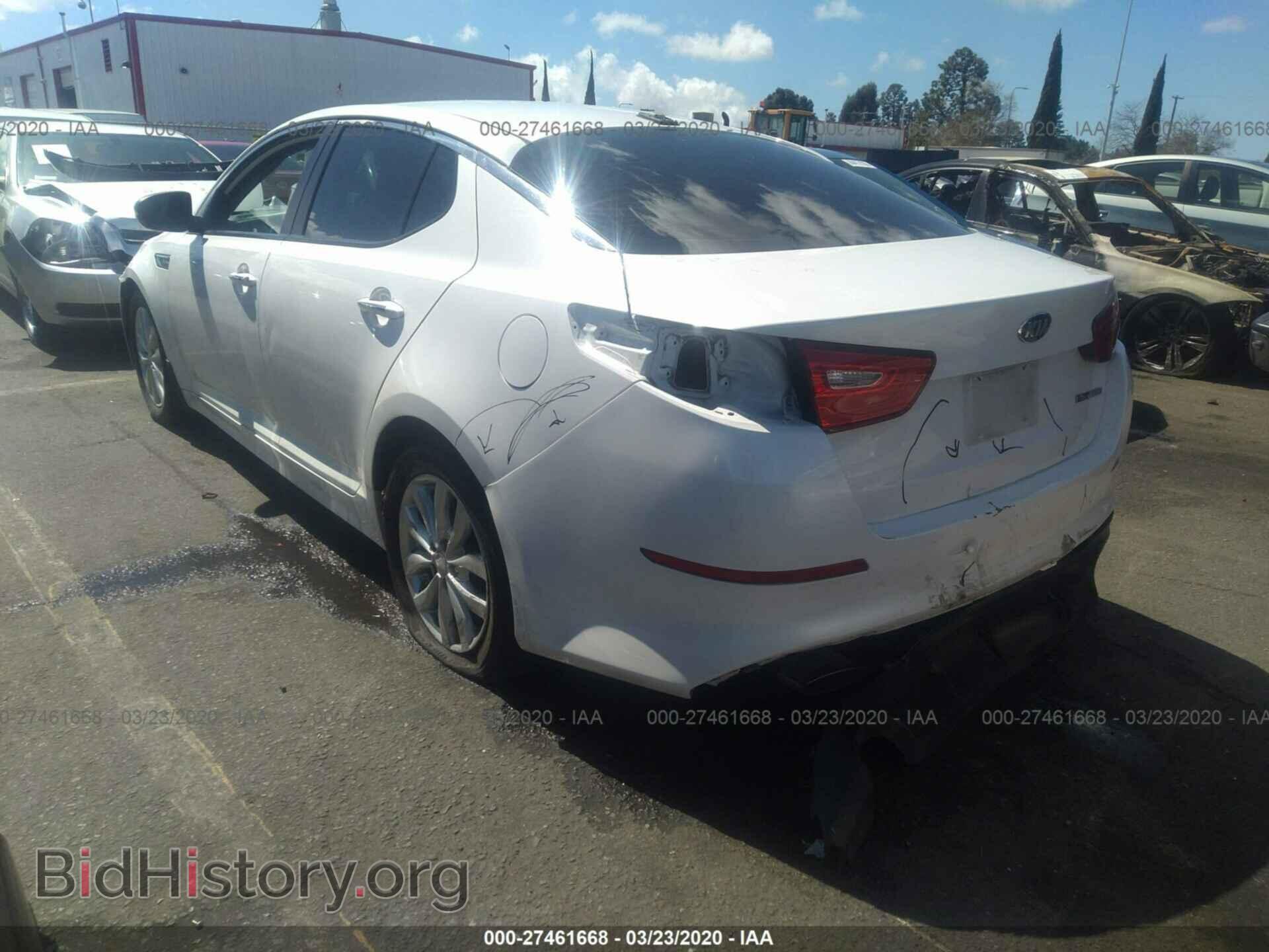 2015 KIA OPTIMA - VIN: 5XXGR4A66FG515915 - Фото 3