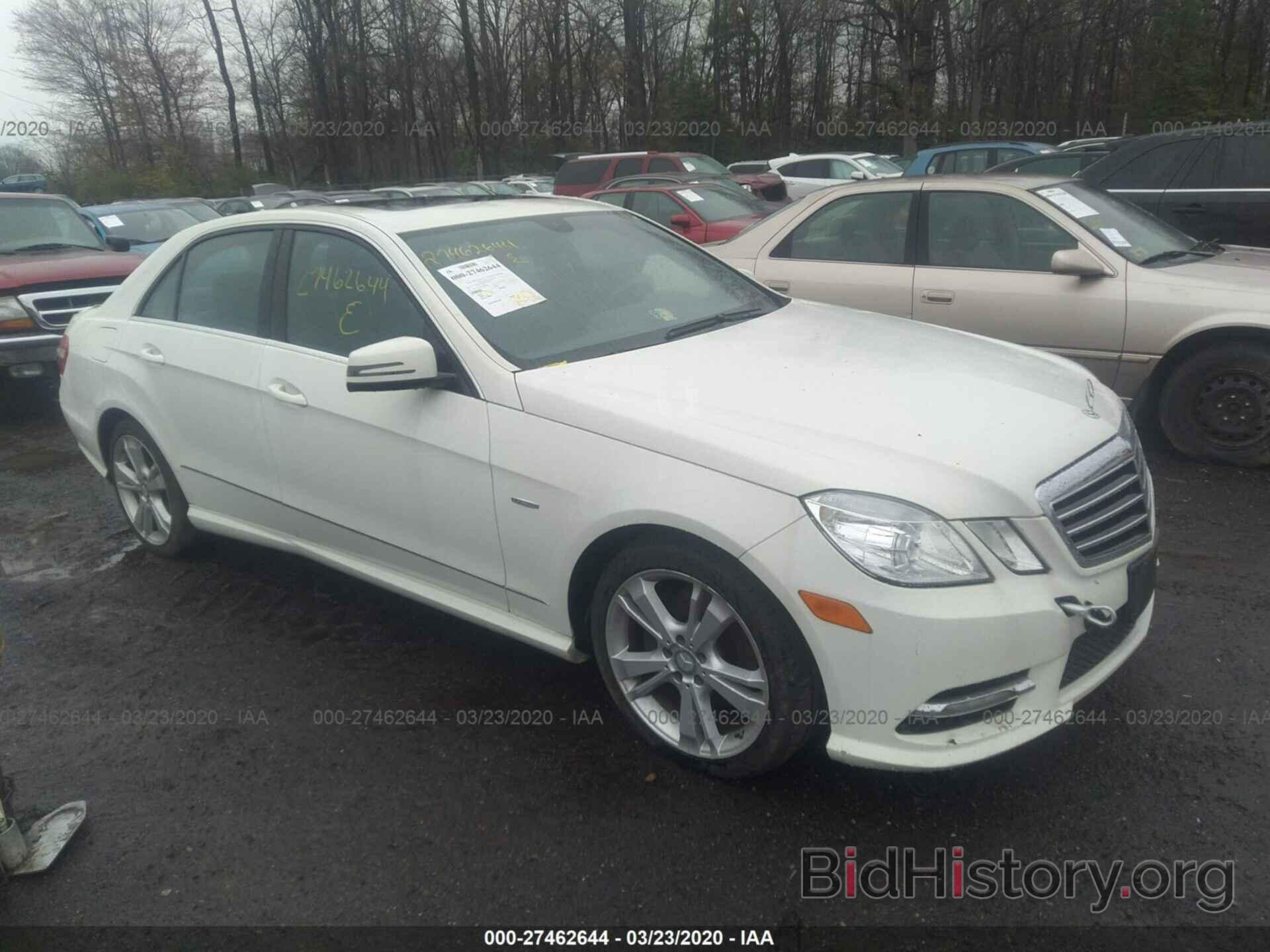 Photo WDDHF8JB4CA606910 - MERCEDES-BENZ E 2012