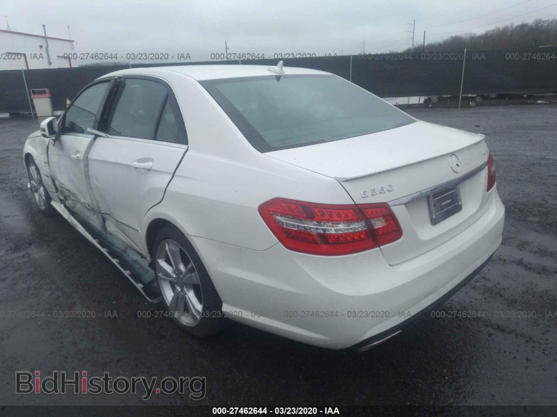 2012 MERCEDES-BENZ E - VIN: WDDHF8JB4CA606910 - Photo 3
