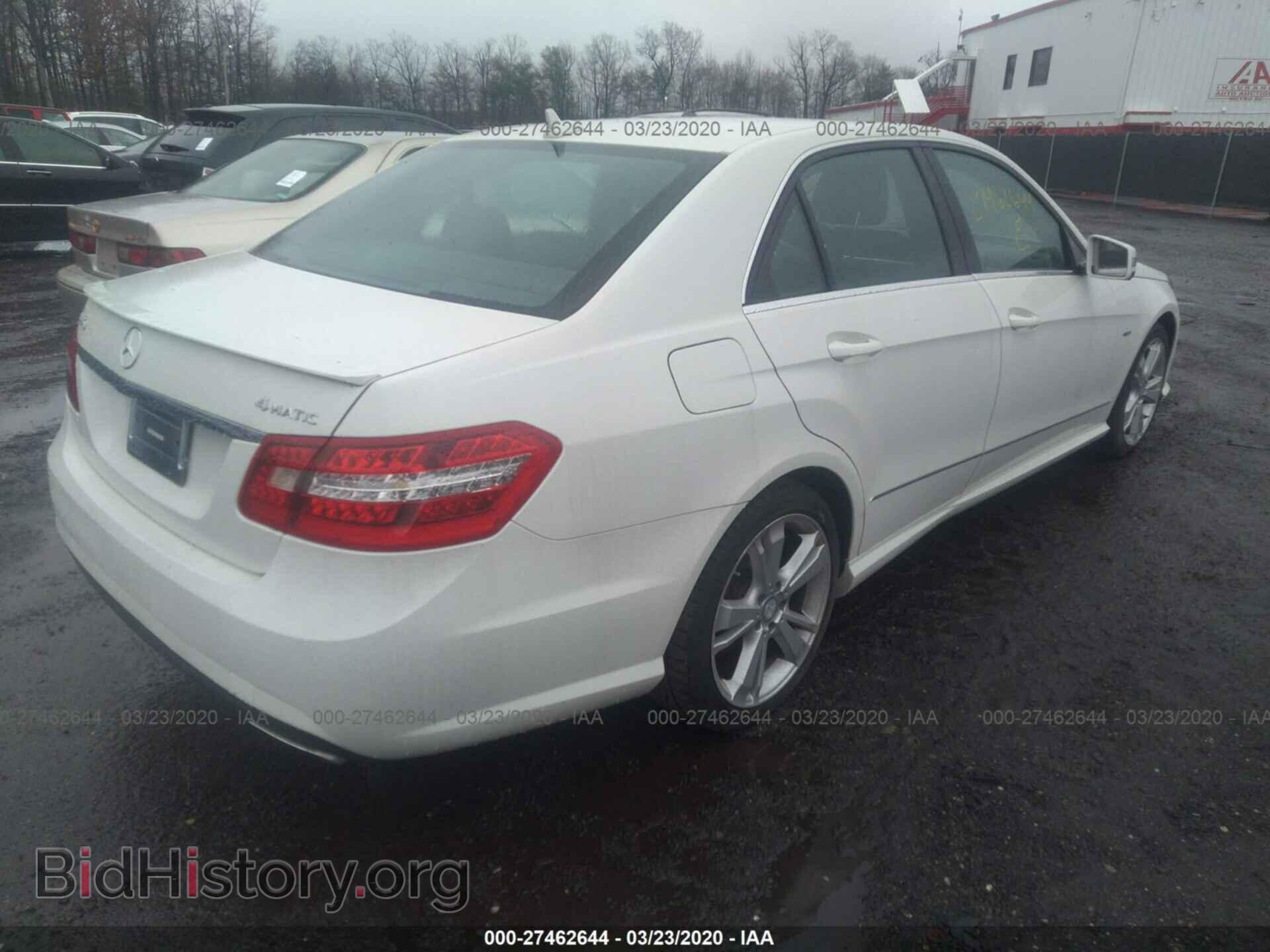 2012 MERCEDES-BENZ E - VIN: WDDHF8JB4CA606910 - Photo 4