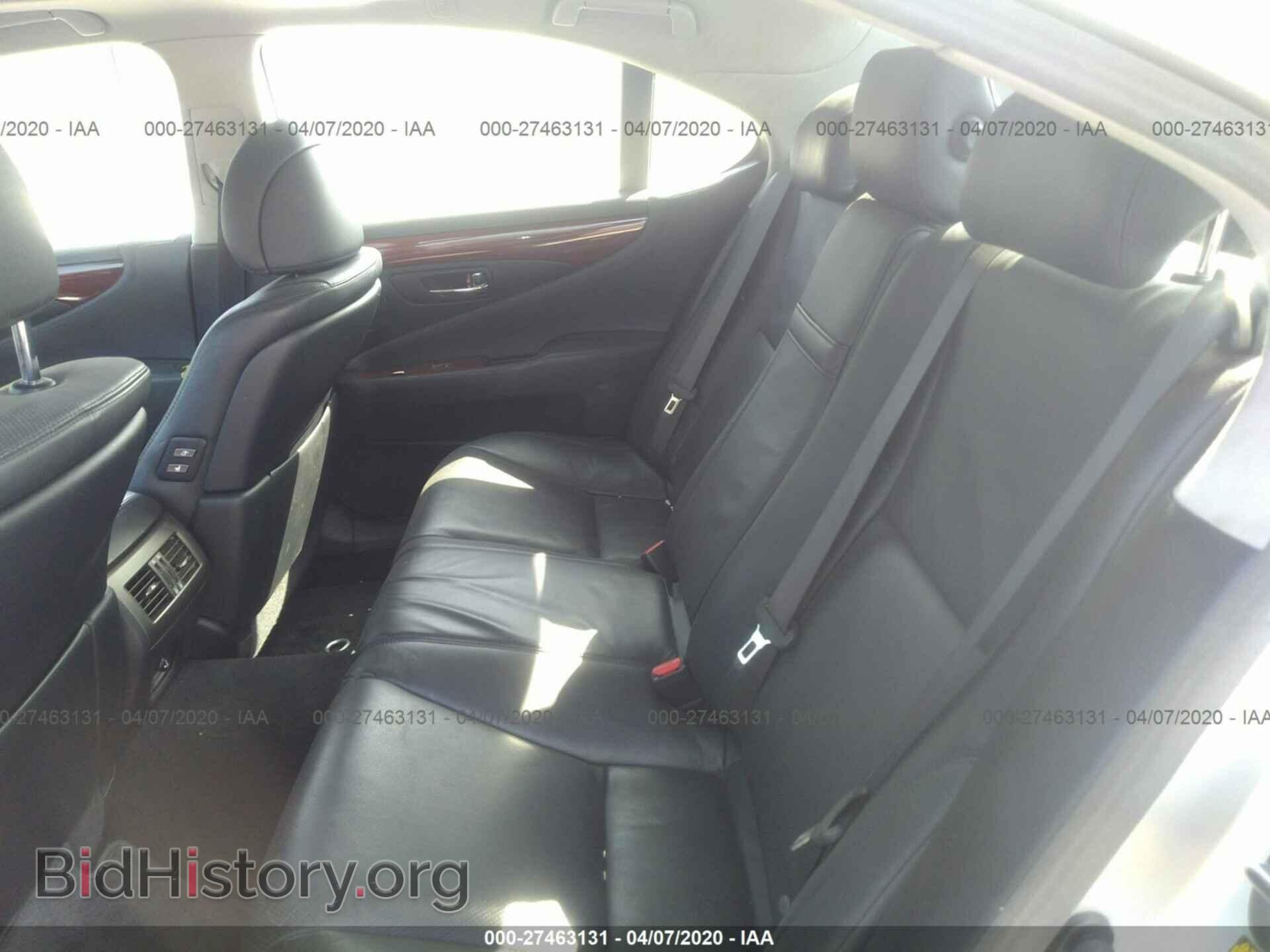 2009 LEXUS LS - VIN: JTHCL46F495000136 - Фото 8