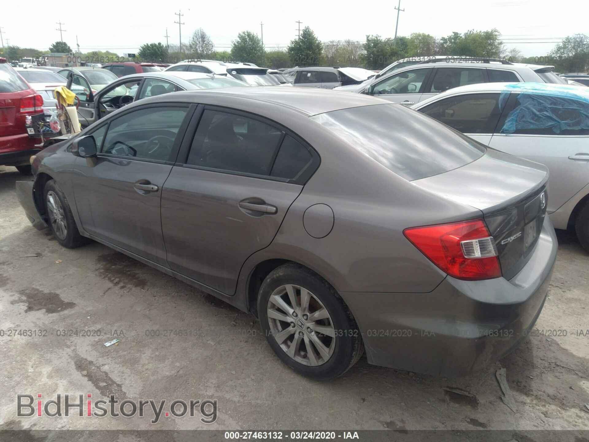 2012 HONDA CIVIC - VIN: 19XFB2F87CE046532 - Фото 3