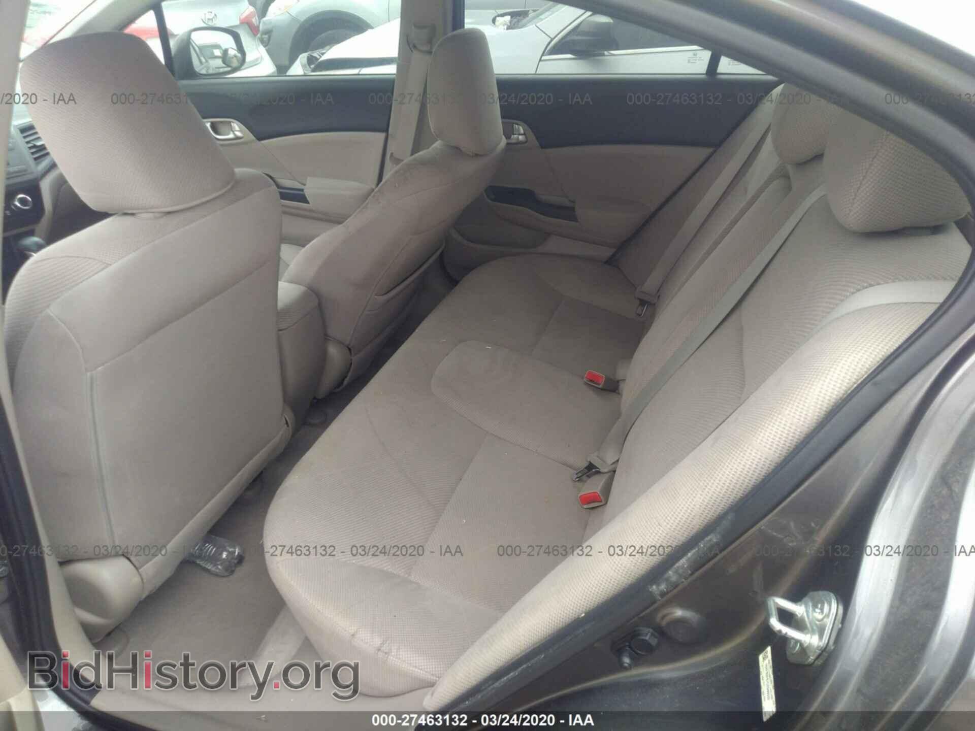 2012 HONDA CIVIC - VIN: 19XFB2F87CE046532 - Фото 8