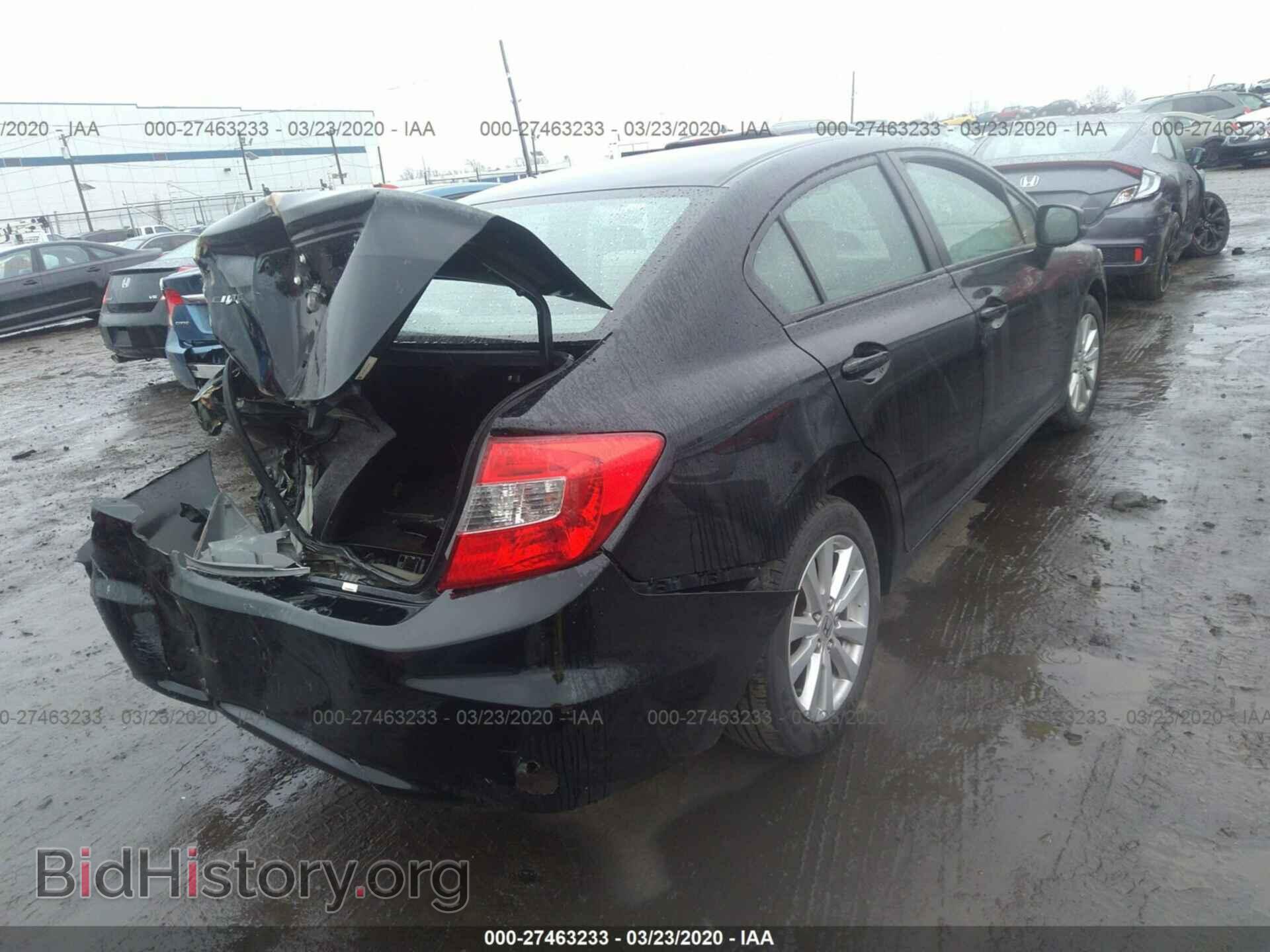 2012 HONDA CIVIC - VIN: 19XFB2F87CE313281 - Фото 4
