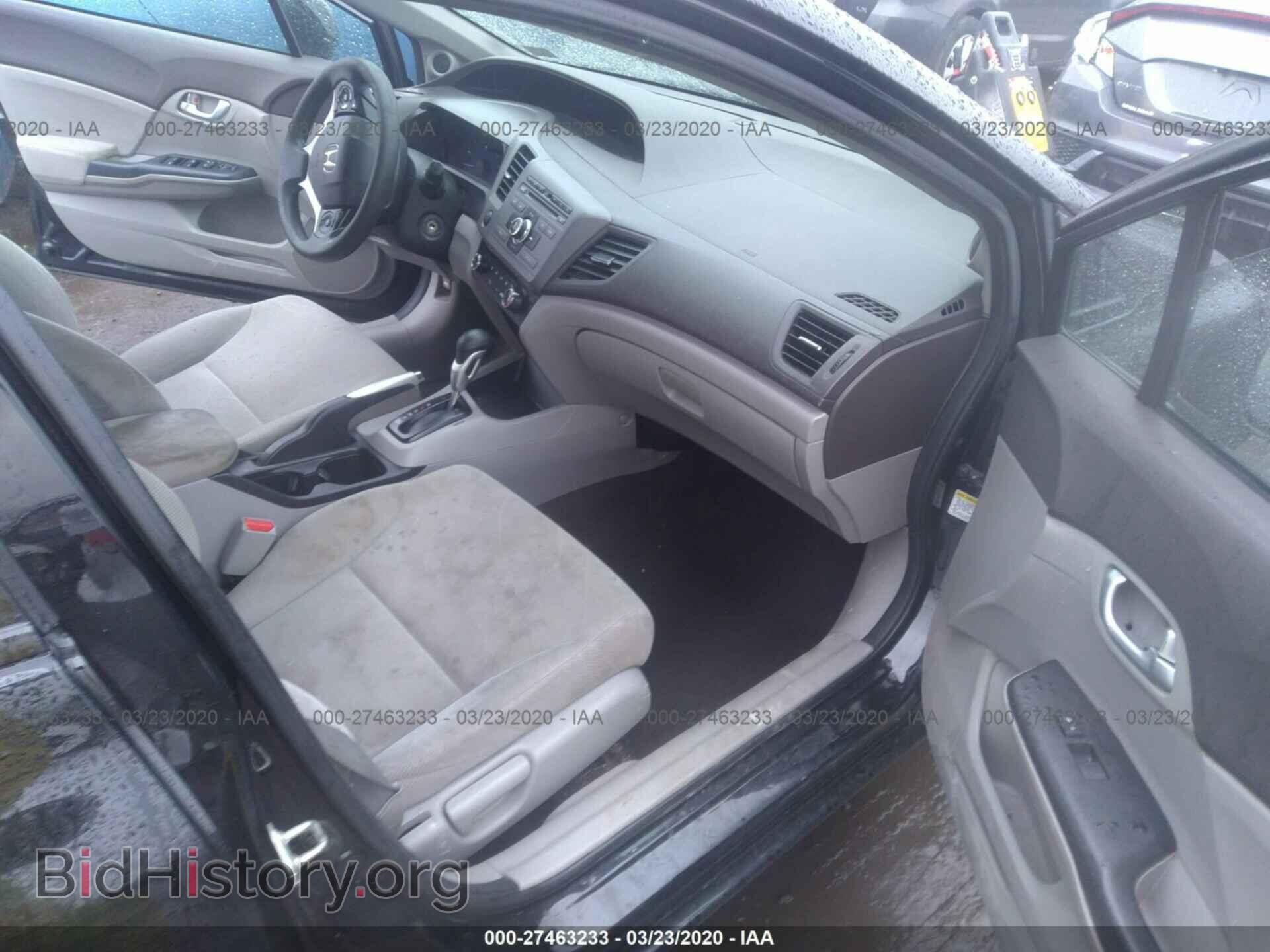 2012 HONDA CIVIC - VIN: 19XFB2F87CE313281 - Фото 5