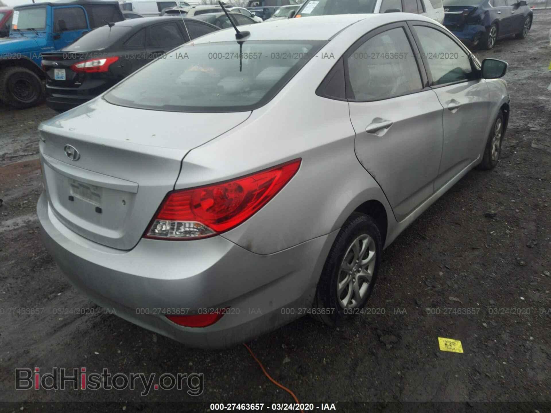 2013 HYUNDAI ACCENT - VIN: KMHCT4AE5DU419932 - Фото 4