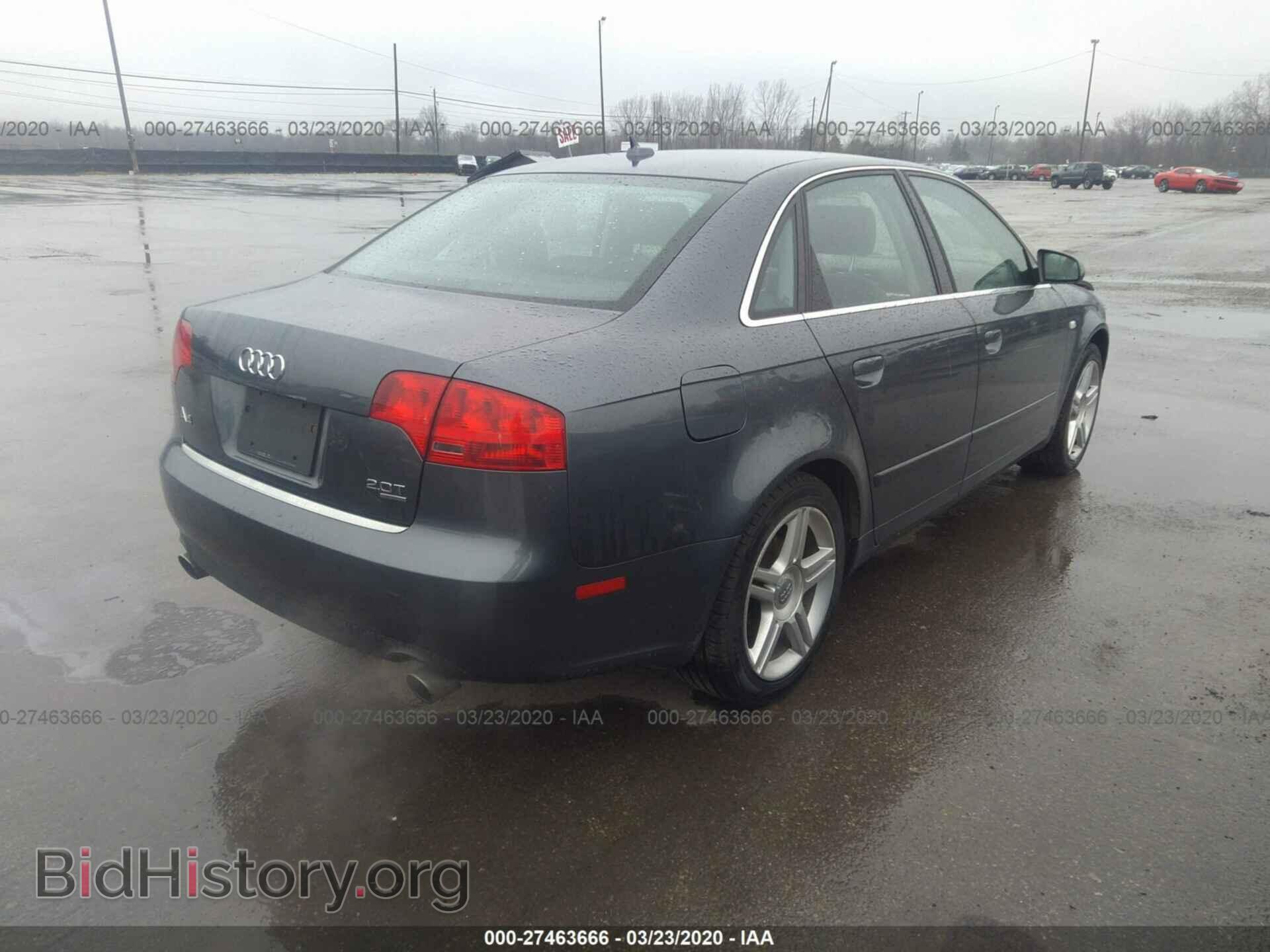 2007 AUDI A4 - VIN: WAUDF78E17A162682 - Photo 4