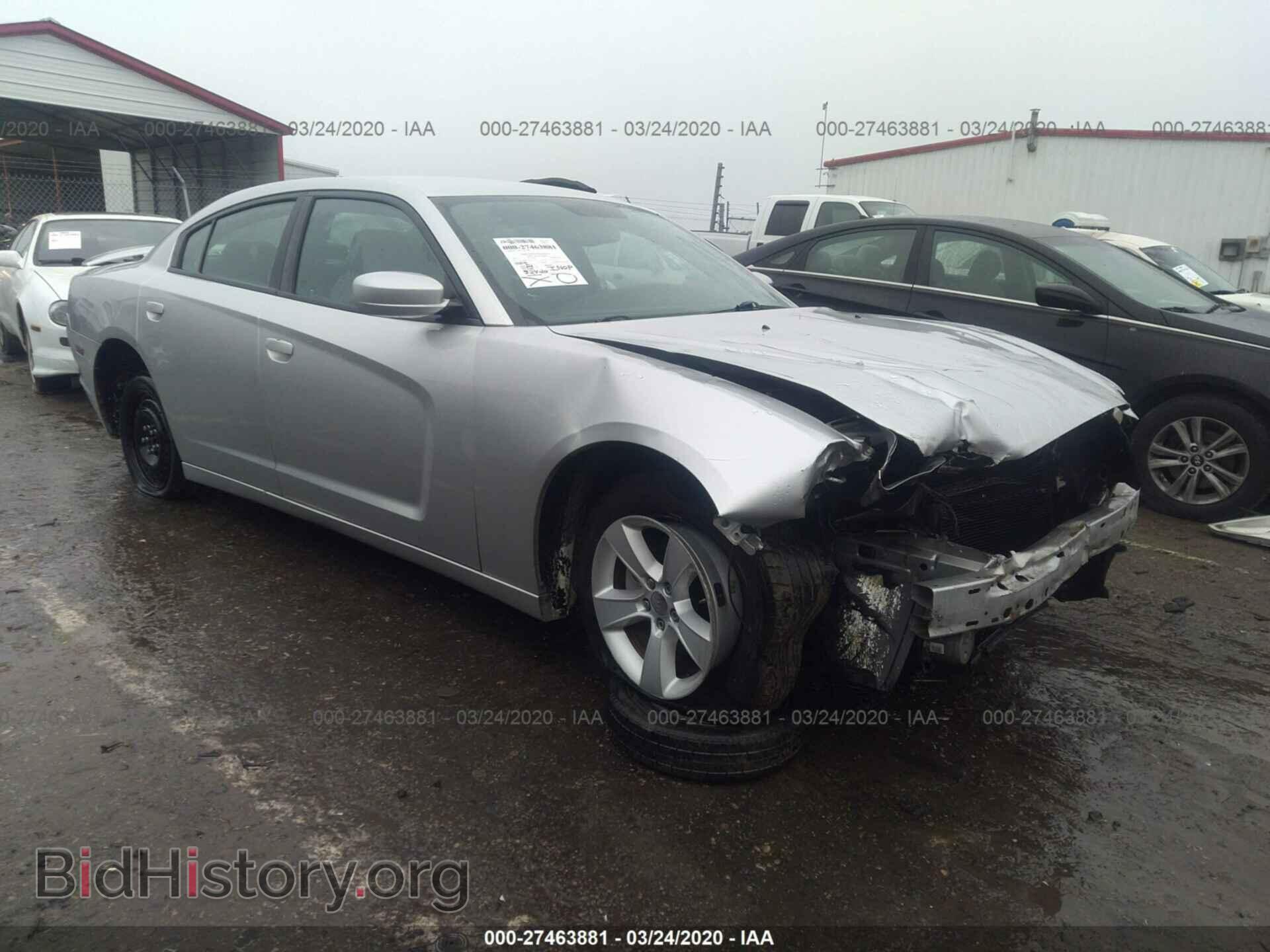 Photo 2C3CDXBG2CH191199 - DODGE CHARGER 2012
