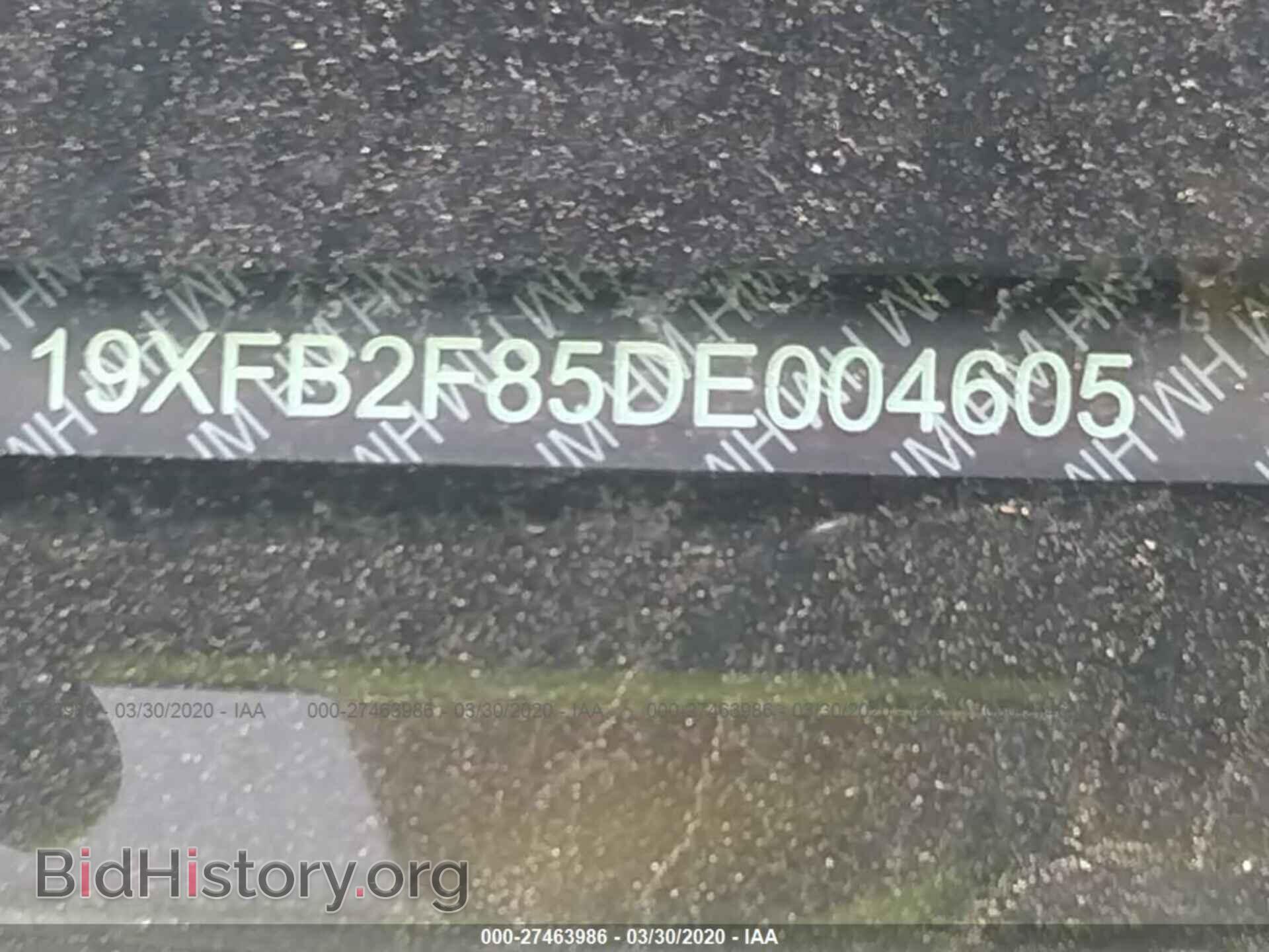 2013 HONDA CIVIC - VIN: 19XFB2F85DE004605 - Photo 9