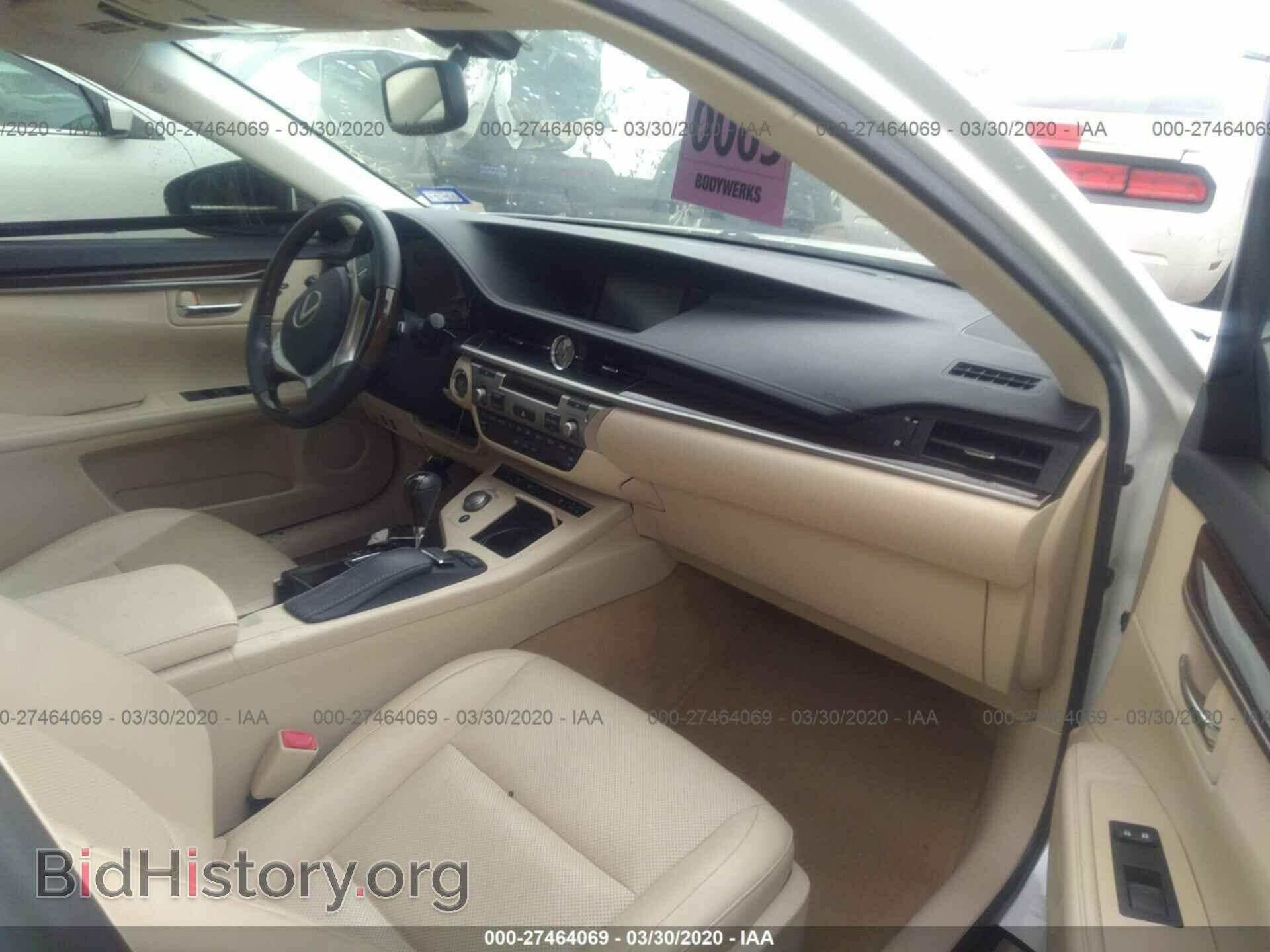 2013 LEXUS ES - VIN: JTHBK1GG0D2043936 - Photo 5