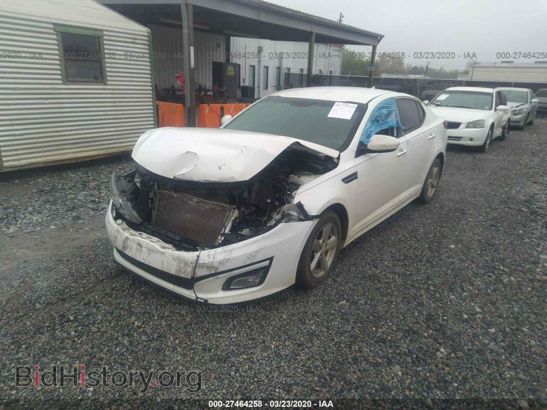 2014 KIA OPTIMA - VIN: 5XXGM4A75EG315873 - Фото 2