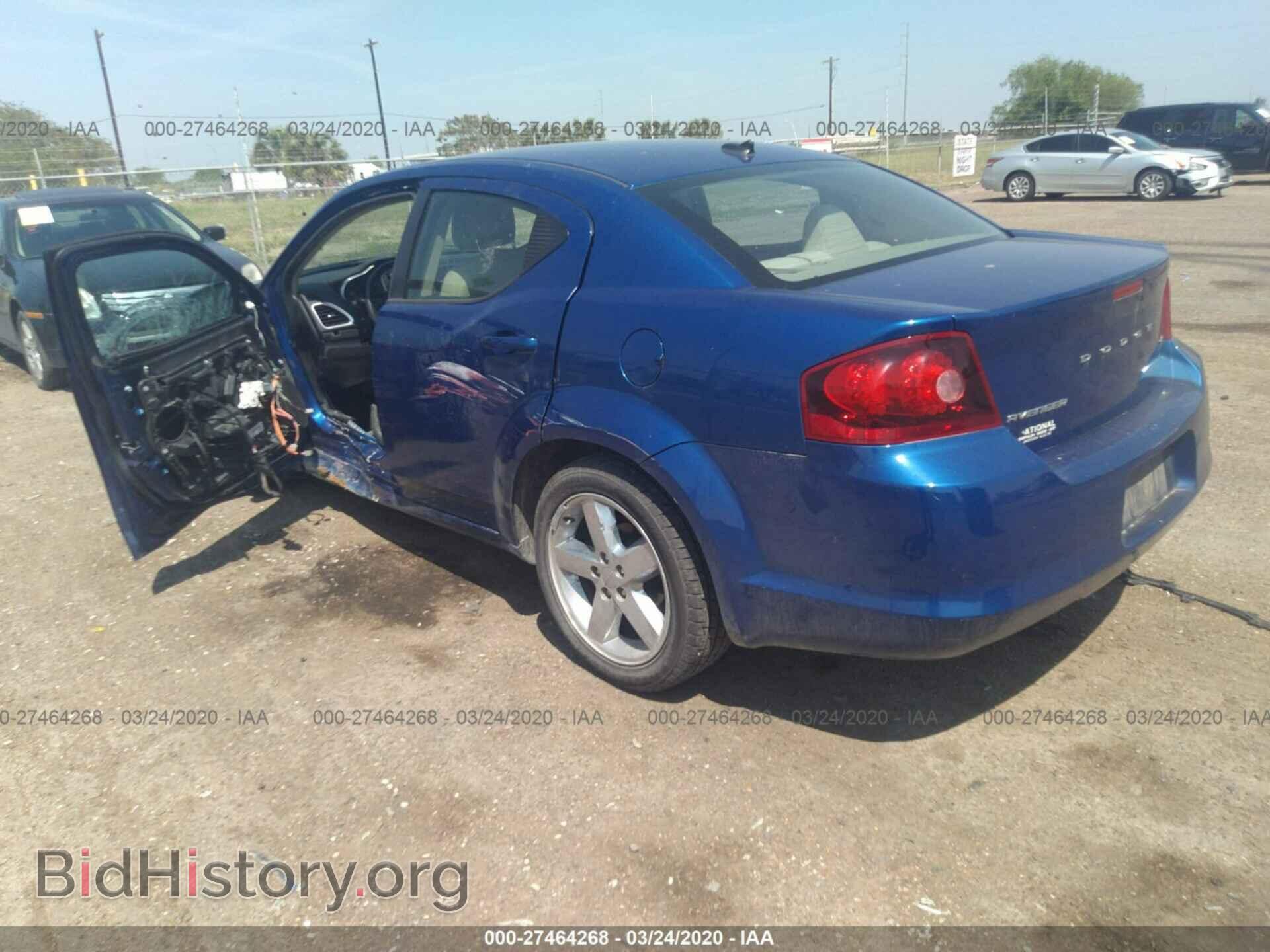2013 DODGE AVENGER - VIN: 1C3CDZCB4DN519813 - Фото 3