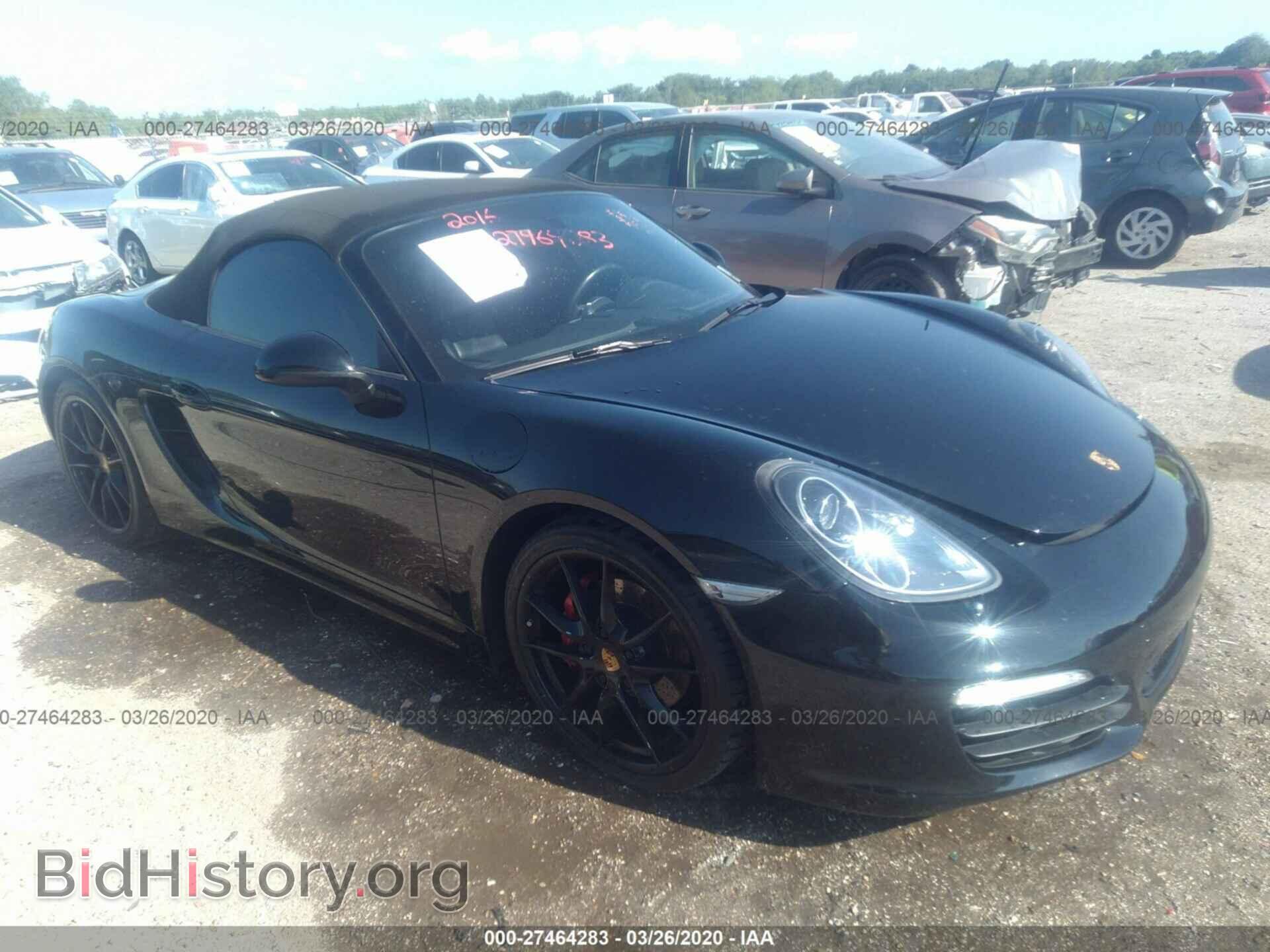 Фотография WP0CB2A87GS140147 - PORSCHE BOXSTER 2016