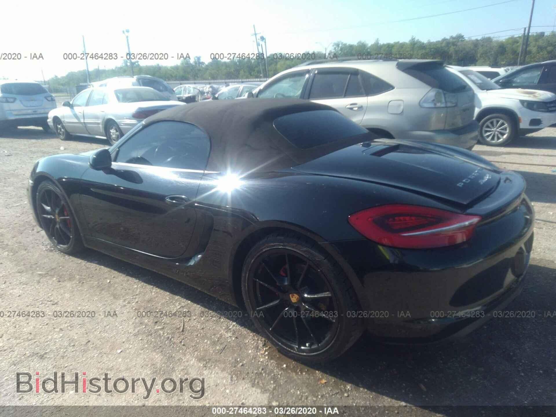 2016 PORSCHE BOXSTER - VIN: WP0CB2A87GS140147 - Фото 3