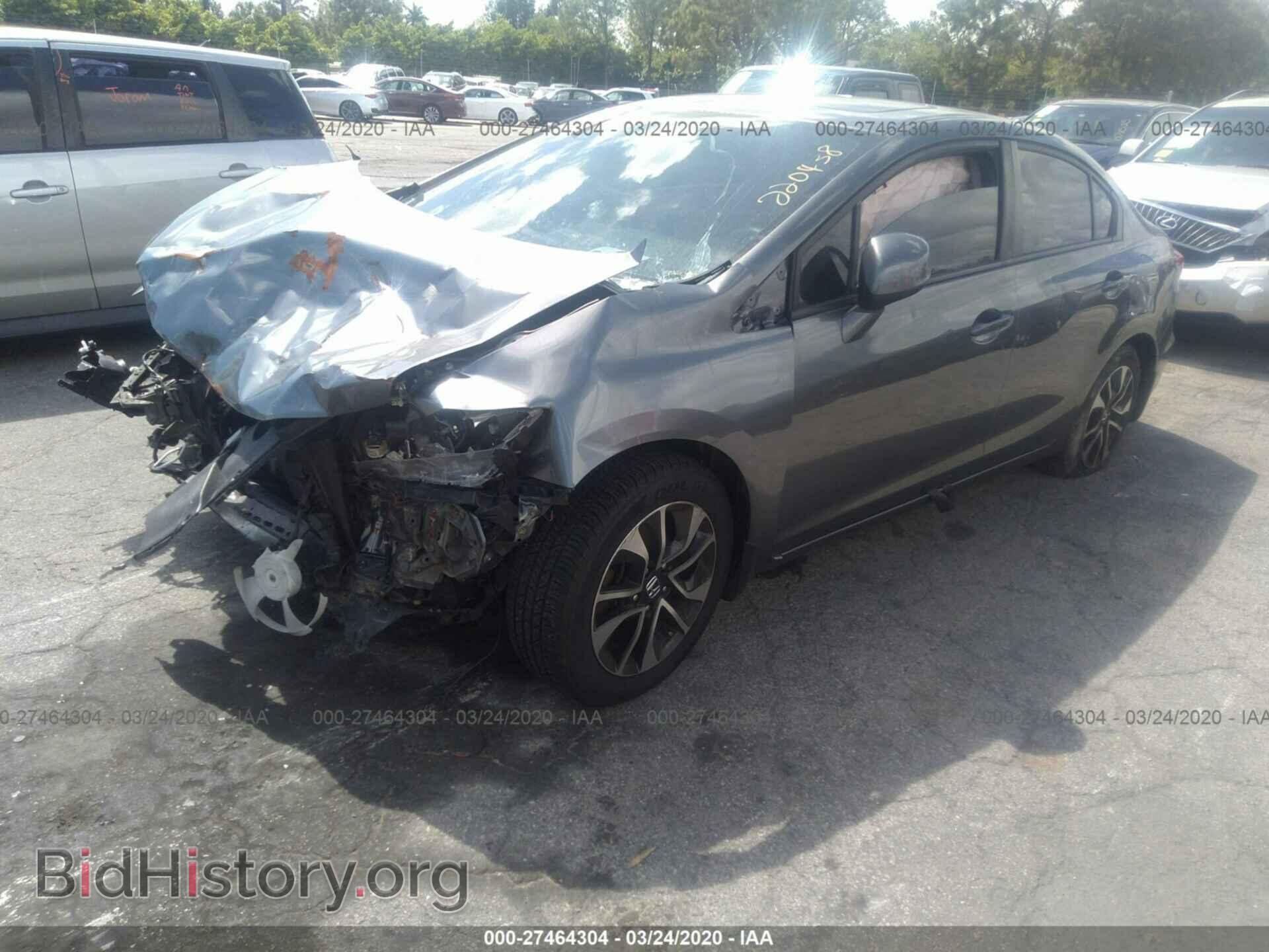 2013 HONDA CIVIC - VIN: 19XFB2F87DE220438 - Фото 2