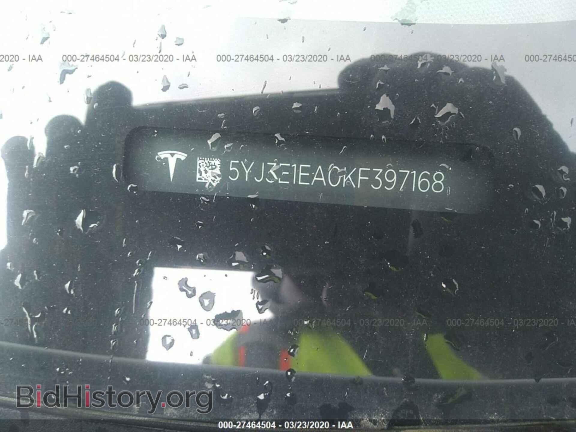 2019 TESLA MODEL 3 - VIN: 5YJ3E1EA0KF397168 - Фото 9