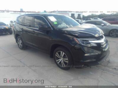 2018 Honda PILOT EXL, черный — VIN 5FNYF5H54JB007924, IAAI