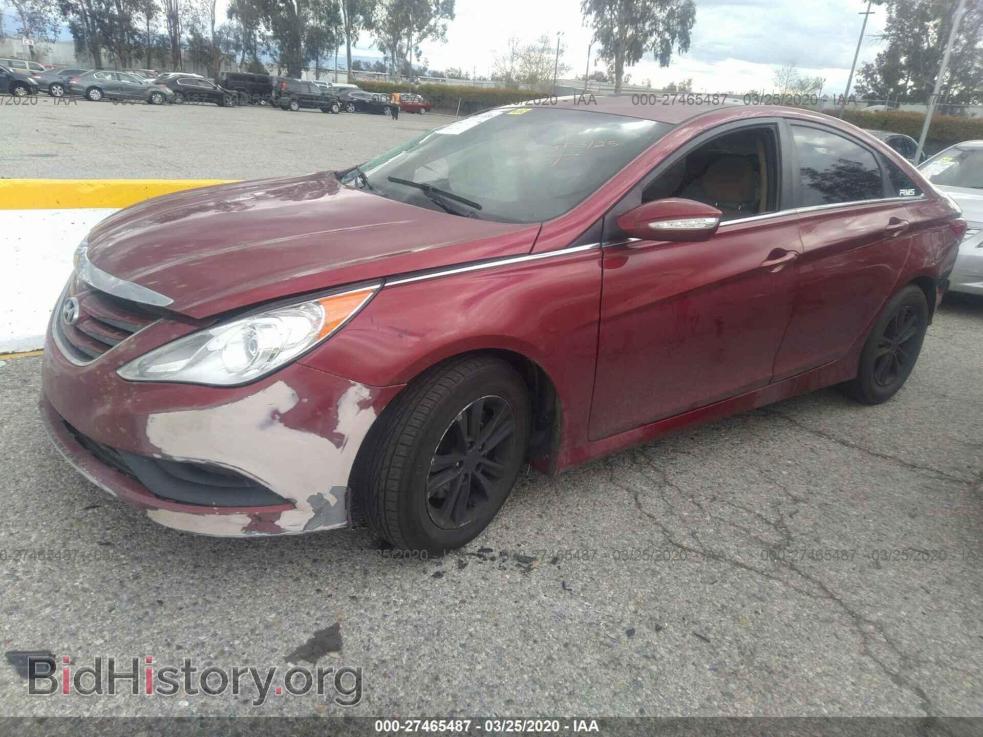 2014 HYUNDAI SONATA - VIN: 5NPEB4AC0EH828043 - Photo 2