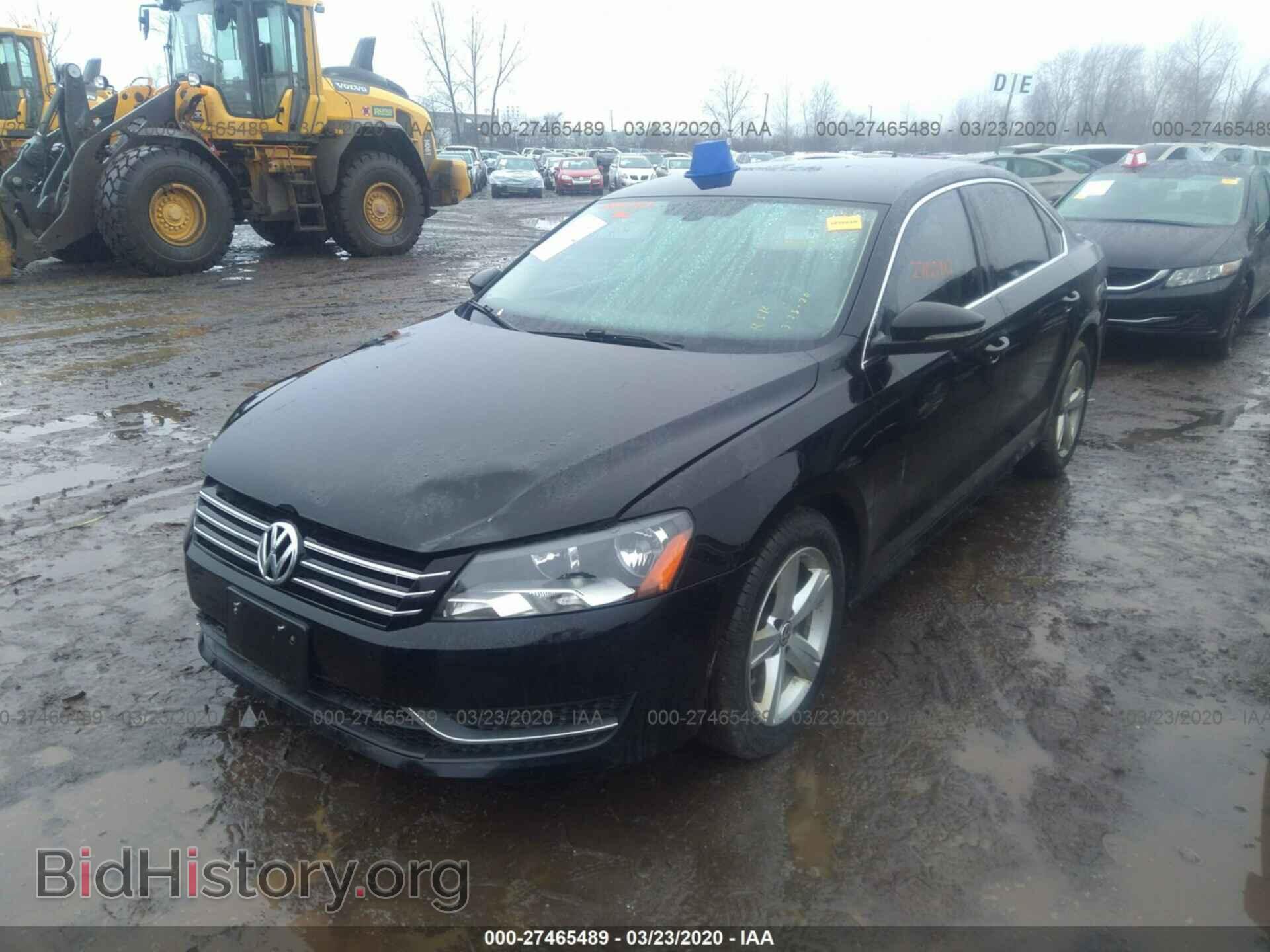 2012 VOLKSWAGEN PASSAT - VIN: 1VWBP7A34CC022816 - Фото 2