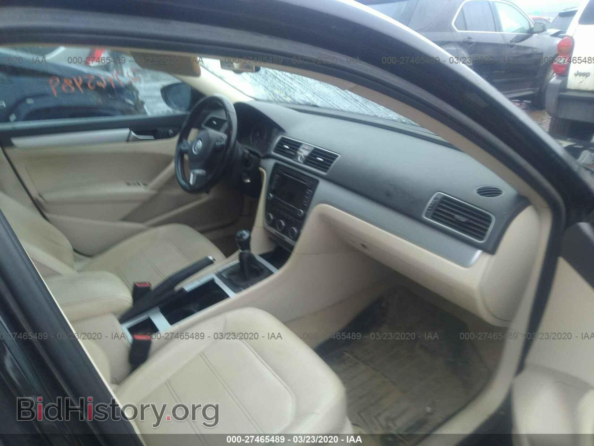 2012 VOLKSWAGEN PASSAT - VIN: 1VWBP7A34CC022816 - Фото 5