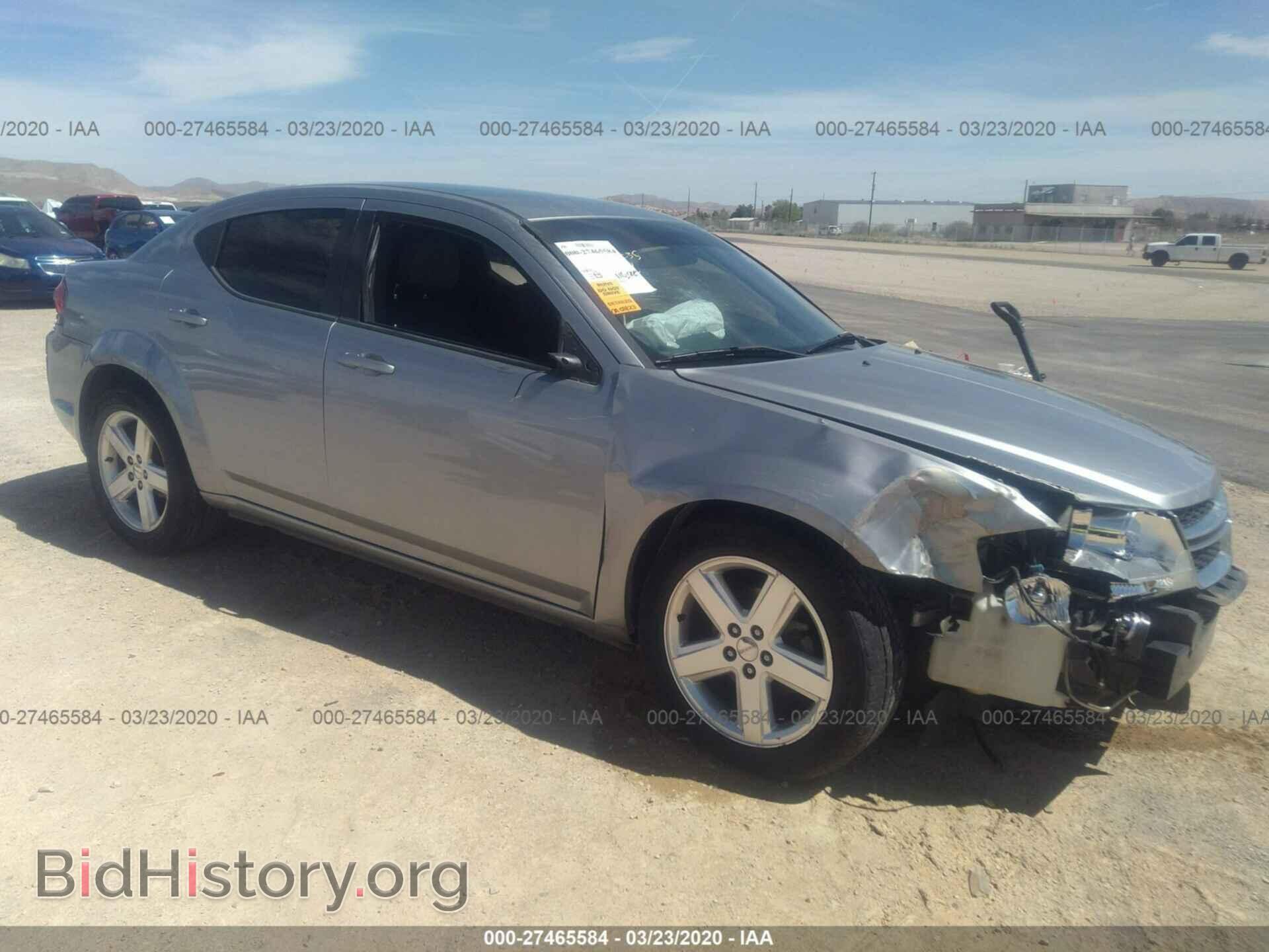 Photo 1C3CDZAB6DN605210 - DODGE AVENGER 2013