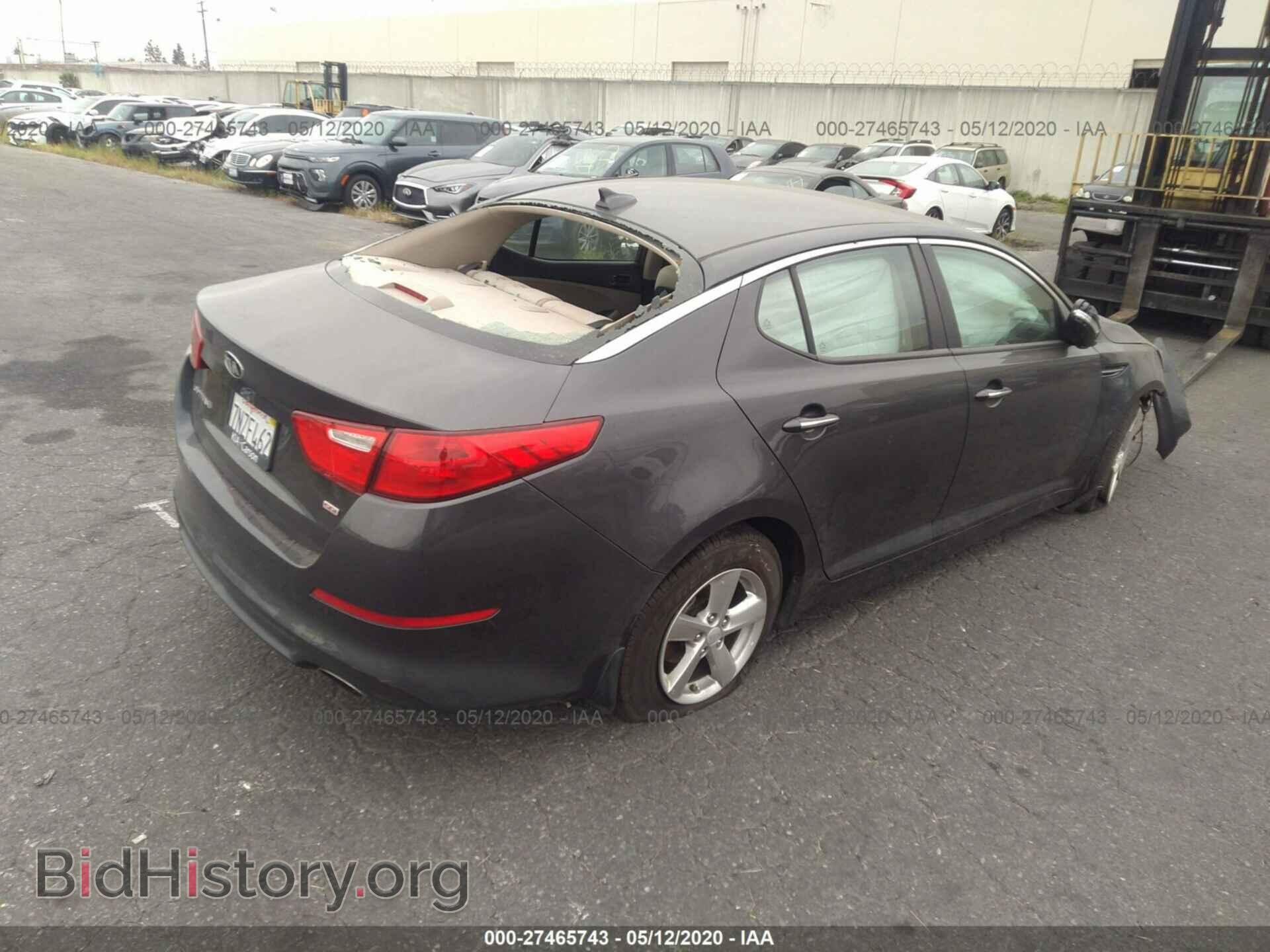 2015 KIA OPTIMA - VIN: 5XXGM4A77FG512111 - Фото 4