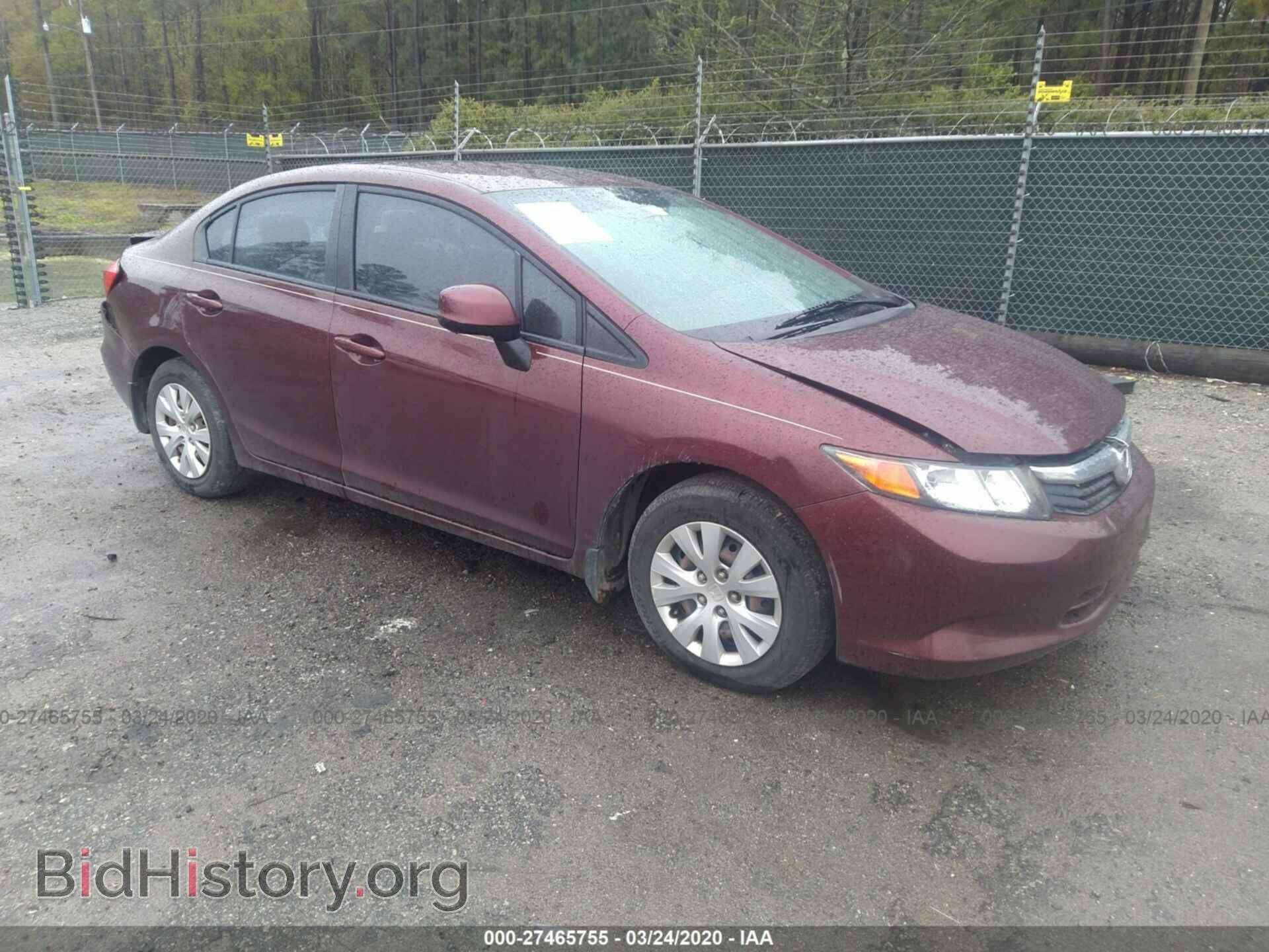 Фотография 19XFB2F59CE079604 - HONDA CIVIC SDN 2012