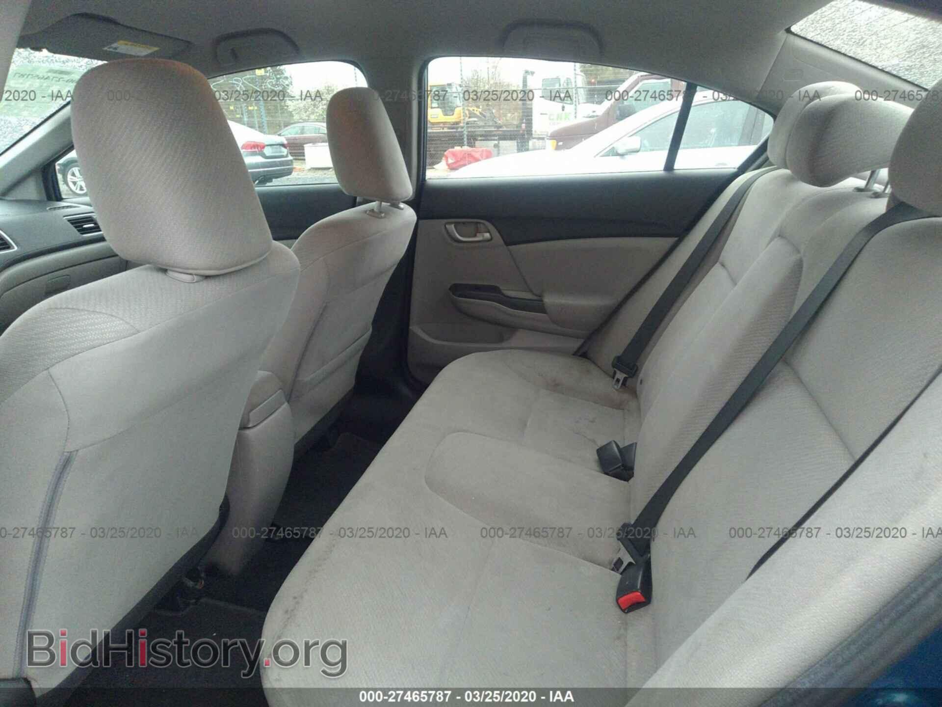 2013 HONDA CIVIC - VIN: 19XFB2F59DE208748 - Фото 8