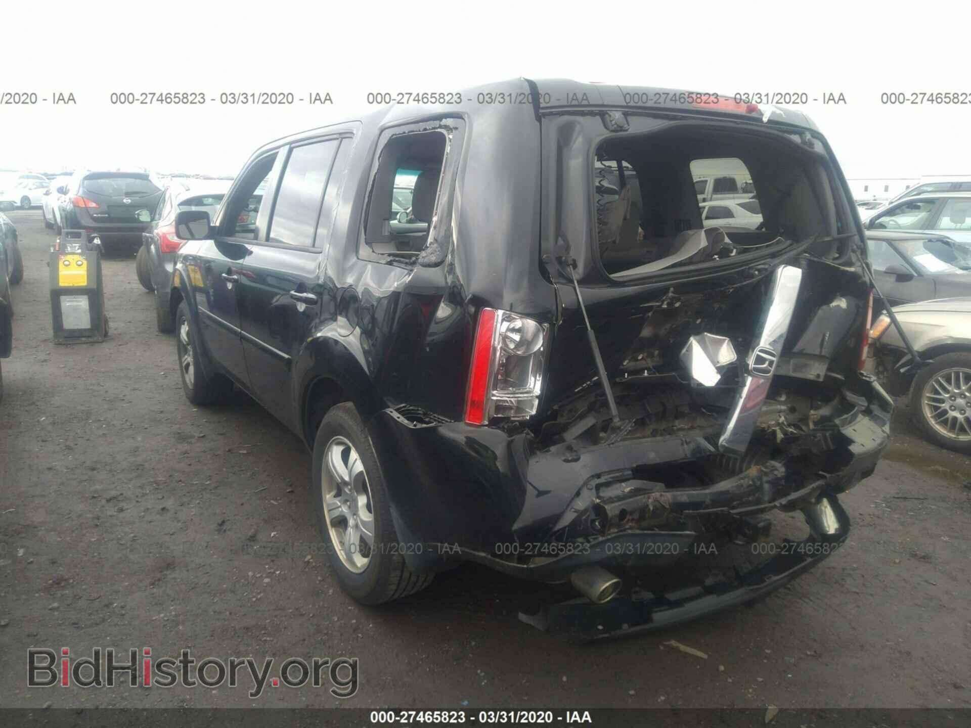 2013 HONDA PILOT - VIN: 5FNYF4H40DB059167 - Фото 3