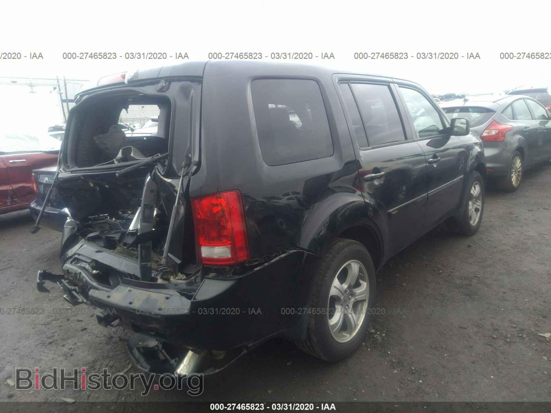 2013 HONDA PILOT - VIN: 5FNYF4H40DB059167 - Фото 4