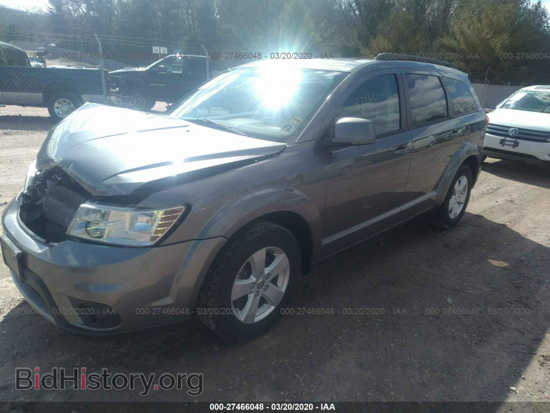 2012 DODGE JOURNEY - VIN: 3C4PDCBBXCT394696 - Фото 2