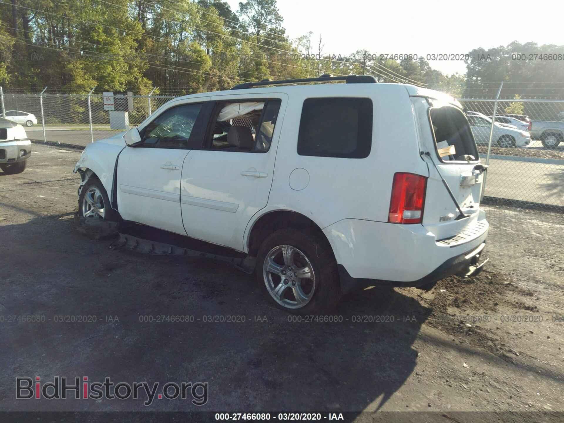 2012 HONDA PILOT - VIN: 5FNYF3H5XCB014447 - Фото 3