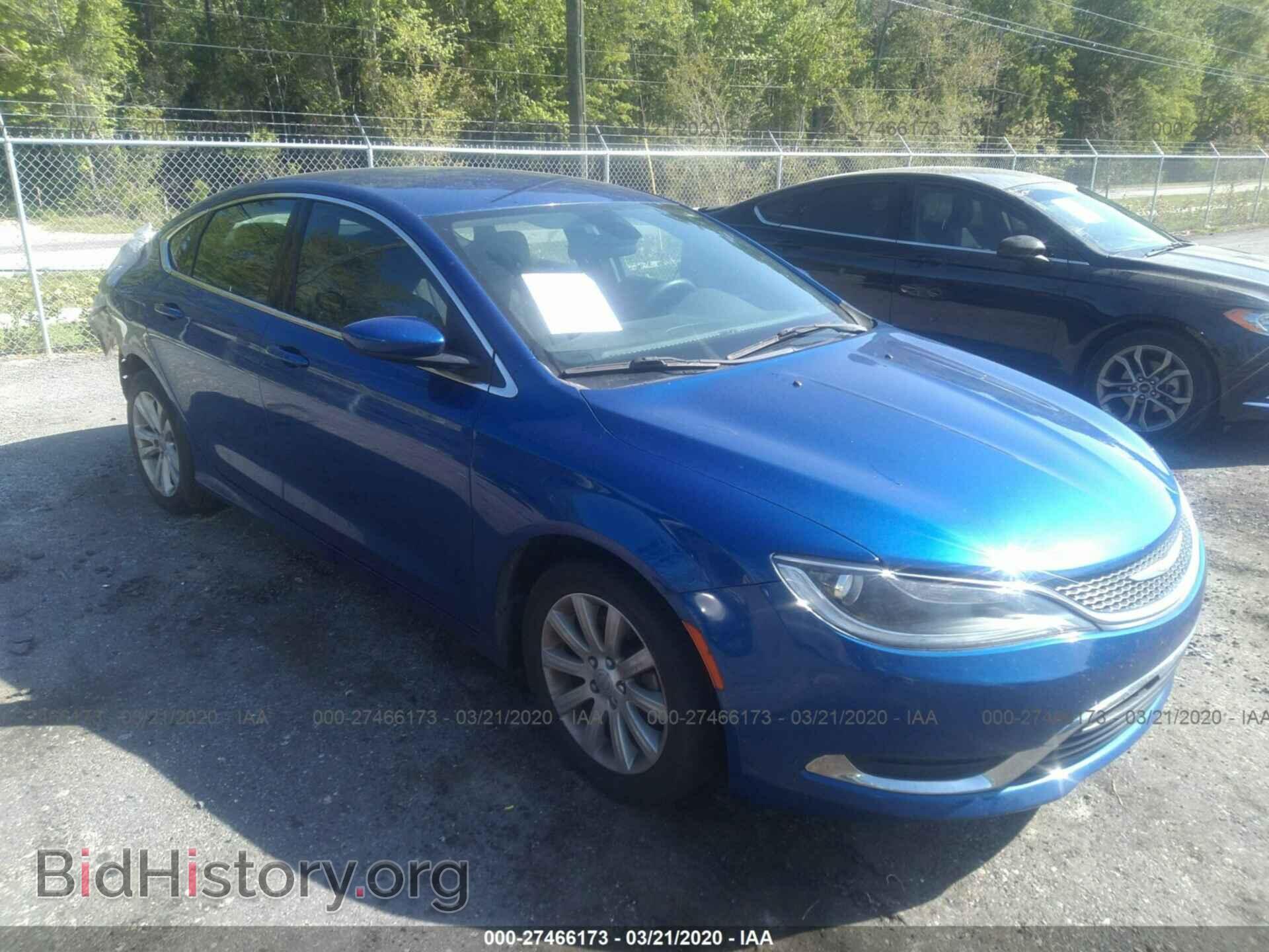 Photo 1C3CCCAB9FN538430 - CHRYSLER 200 2015