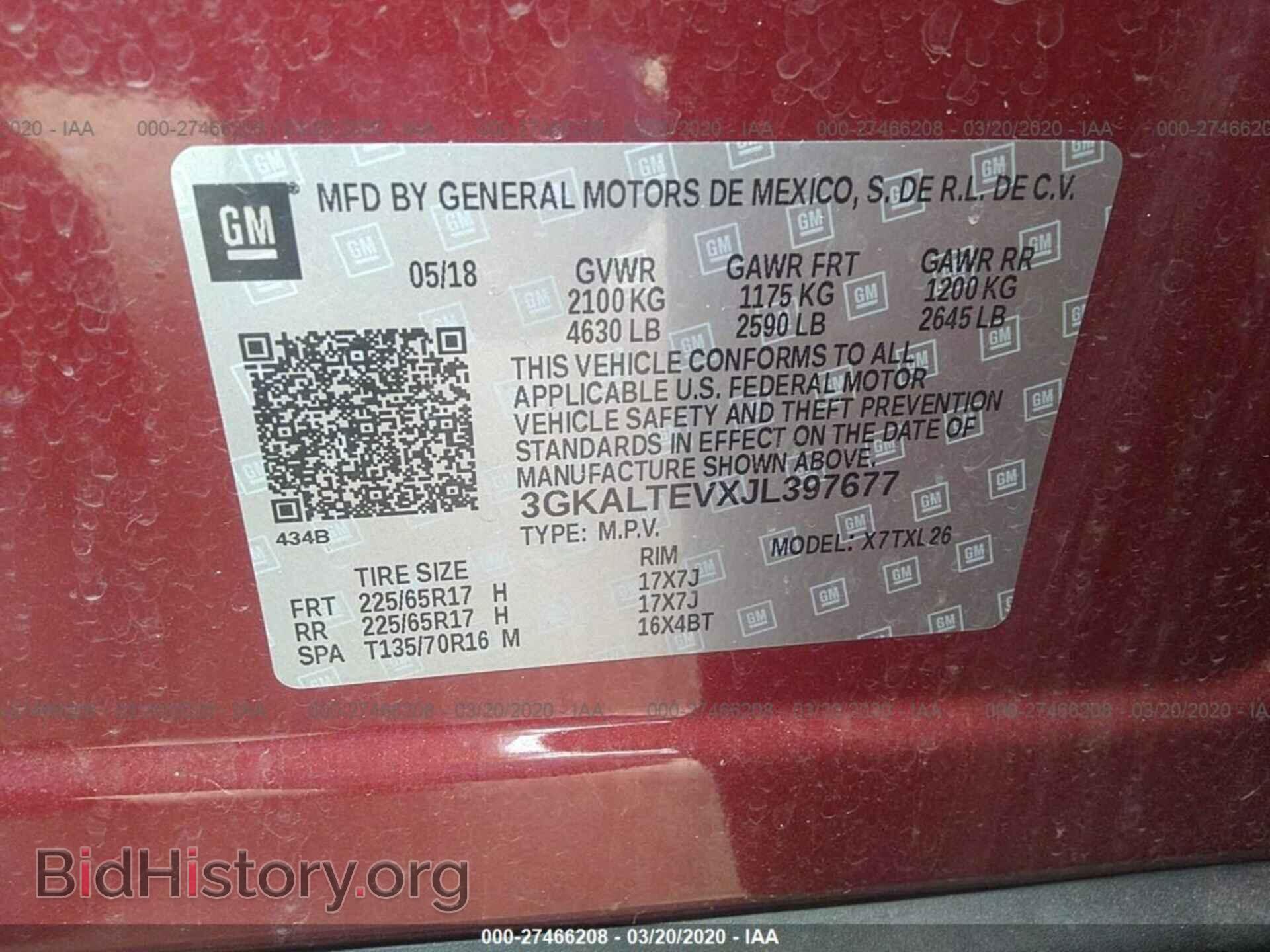 2018 GMC TERRAIN - VIN: 3GKALTEVXJL397677 - Фото 9