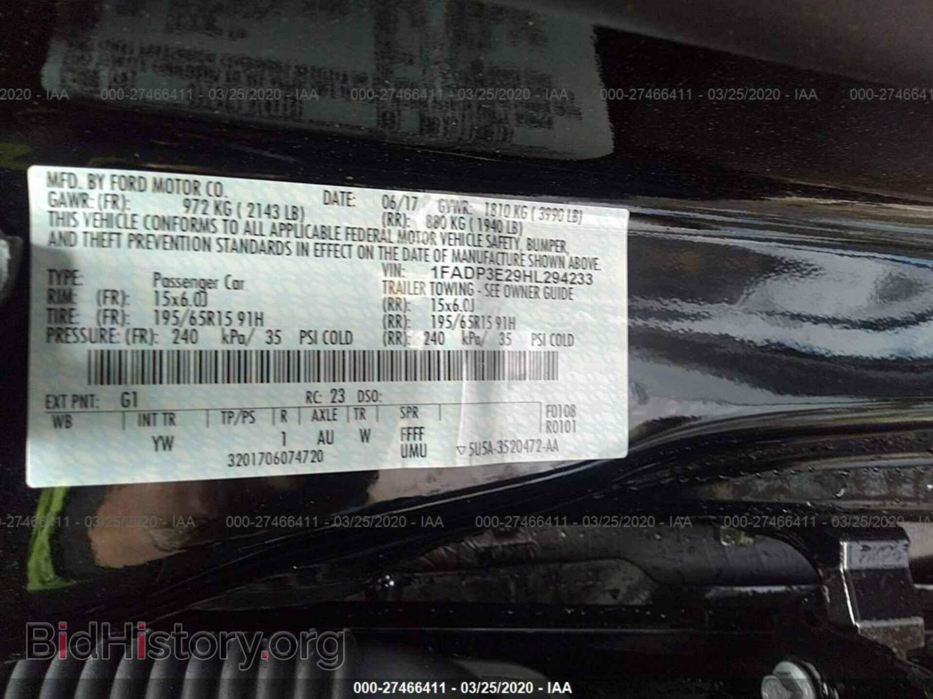 2017 FORD FOCUS - VIN: 1FADP3E29HL294233 - Photo 9