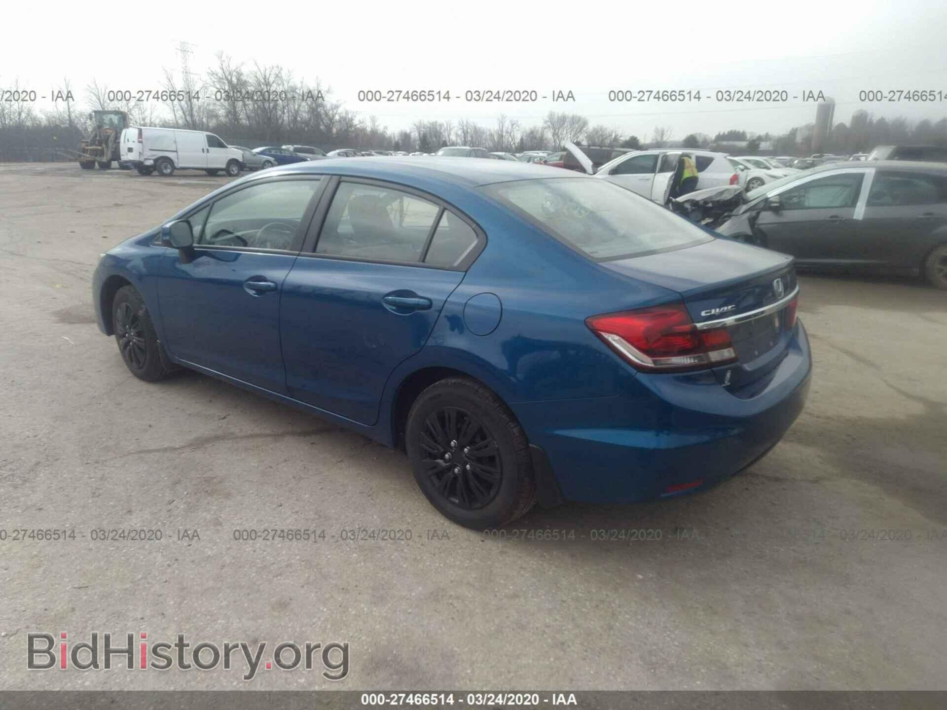 2013 HONDA CIVIC - VIN: 19XFB2F53DE001787 - Фото 3
