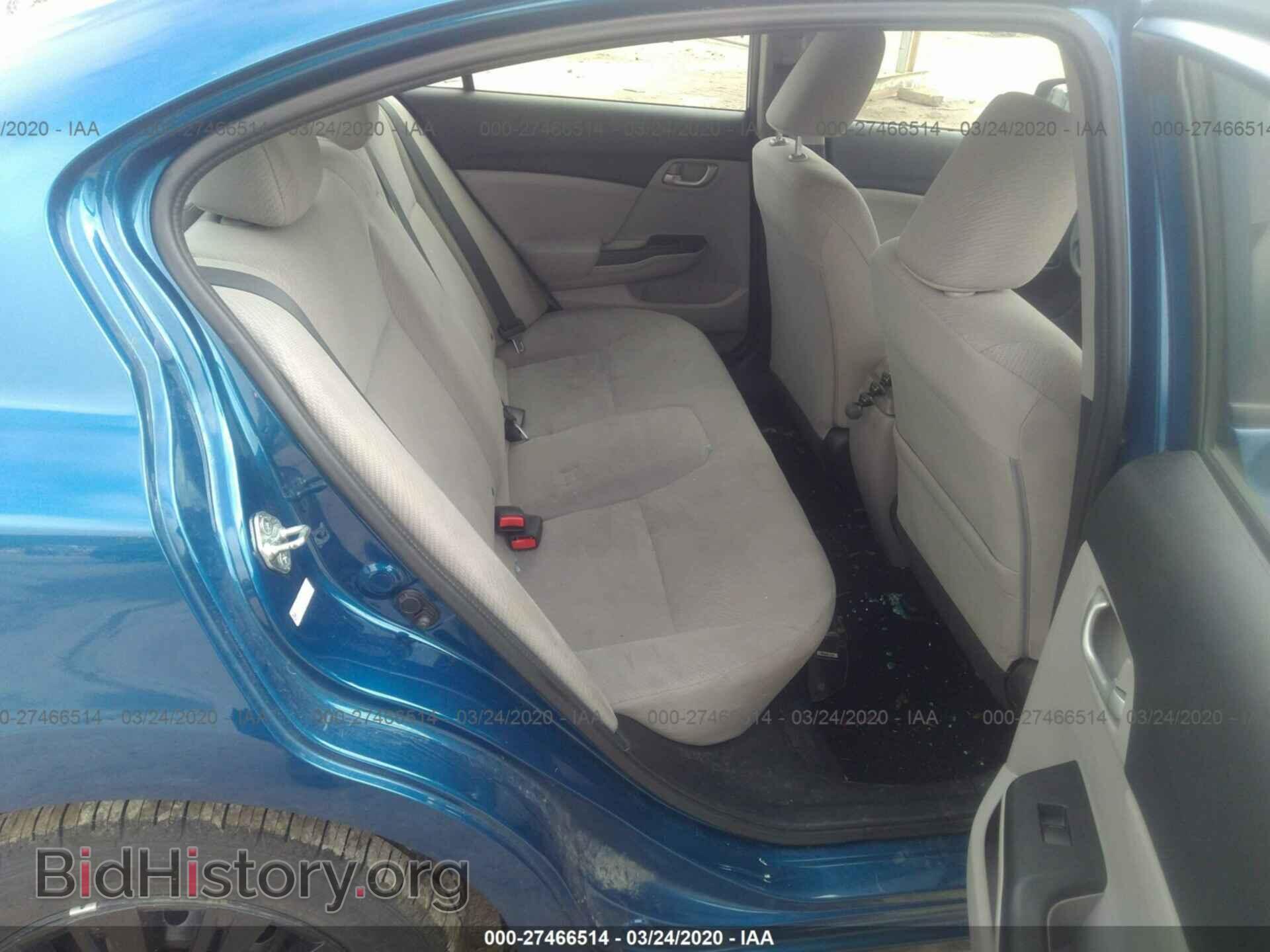 2013 HONDA CIVIC - VIN: 19XFB2F53DE001787 - Фото 8
