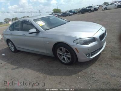 2013 BMW 528 I, серый — VIN WBAXG5C52DDY35267, IAAI