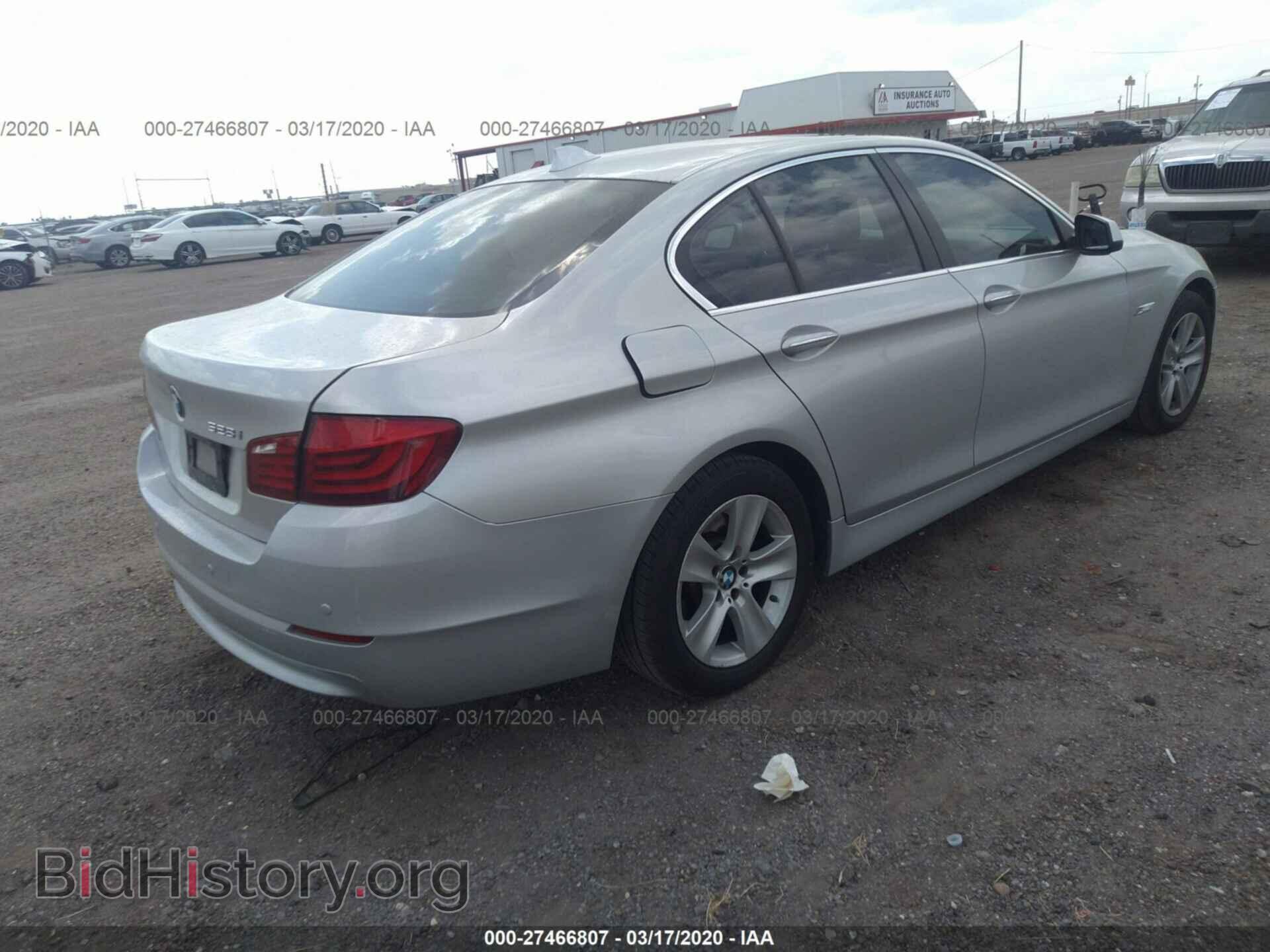2013 BMW 528 - VIN: WBAXG5C52DDY35267 - Фото 4