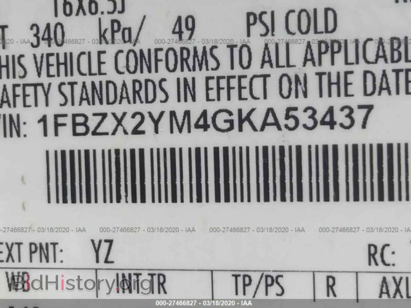 2016 Ford TRANSIT (VIN 1FBZX2YM4GKA53437) — photo 9 of 11