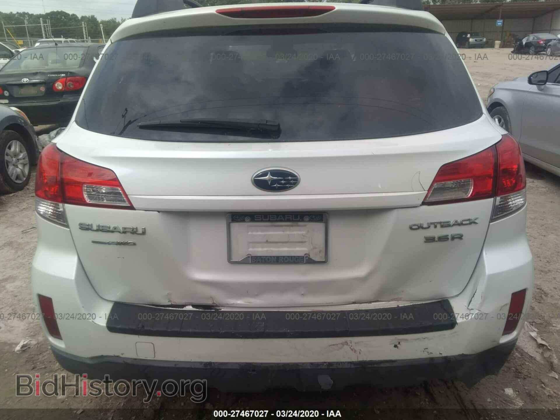 2010 SUBARU OUTBACK - VIN: 4S4BREJC2A2376012 - Фото 6